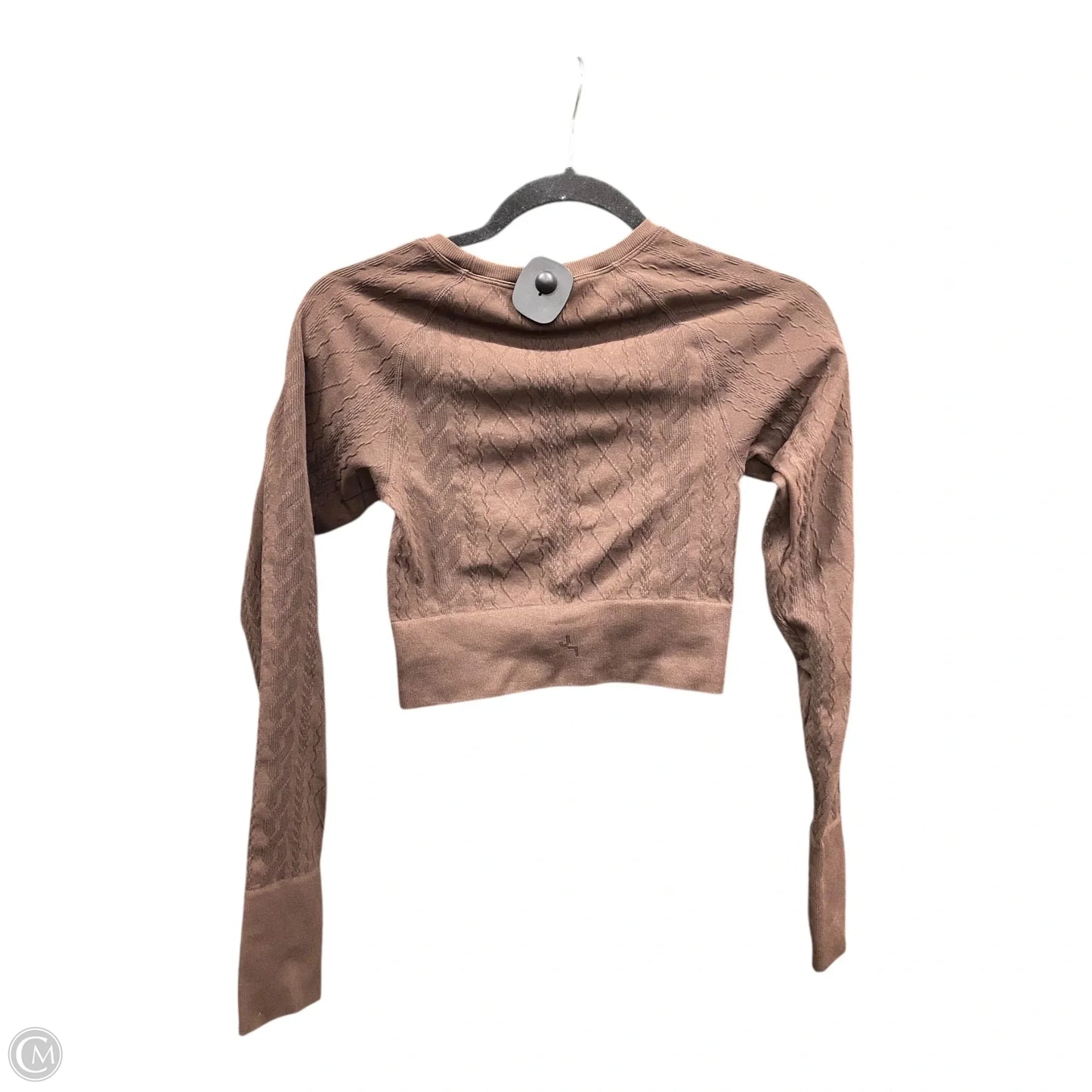 Athletic Top Long Sleeve Crewneck By Joy Lab In Brown, Size: M
