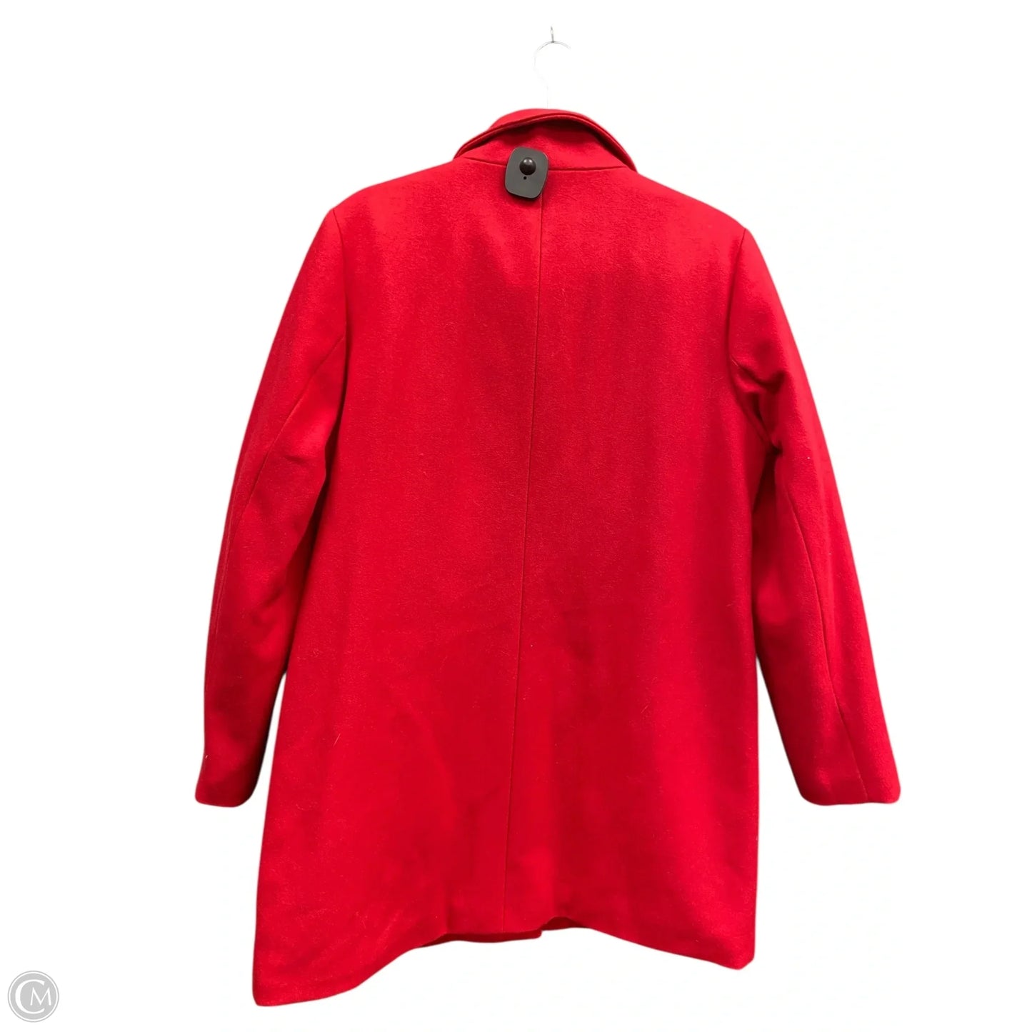 Coat Wool By Lands End In Red, Size: 12