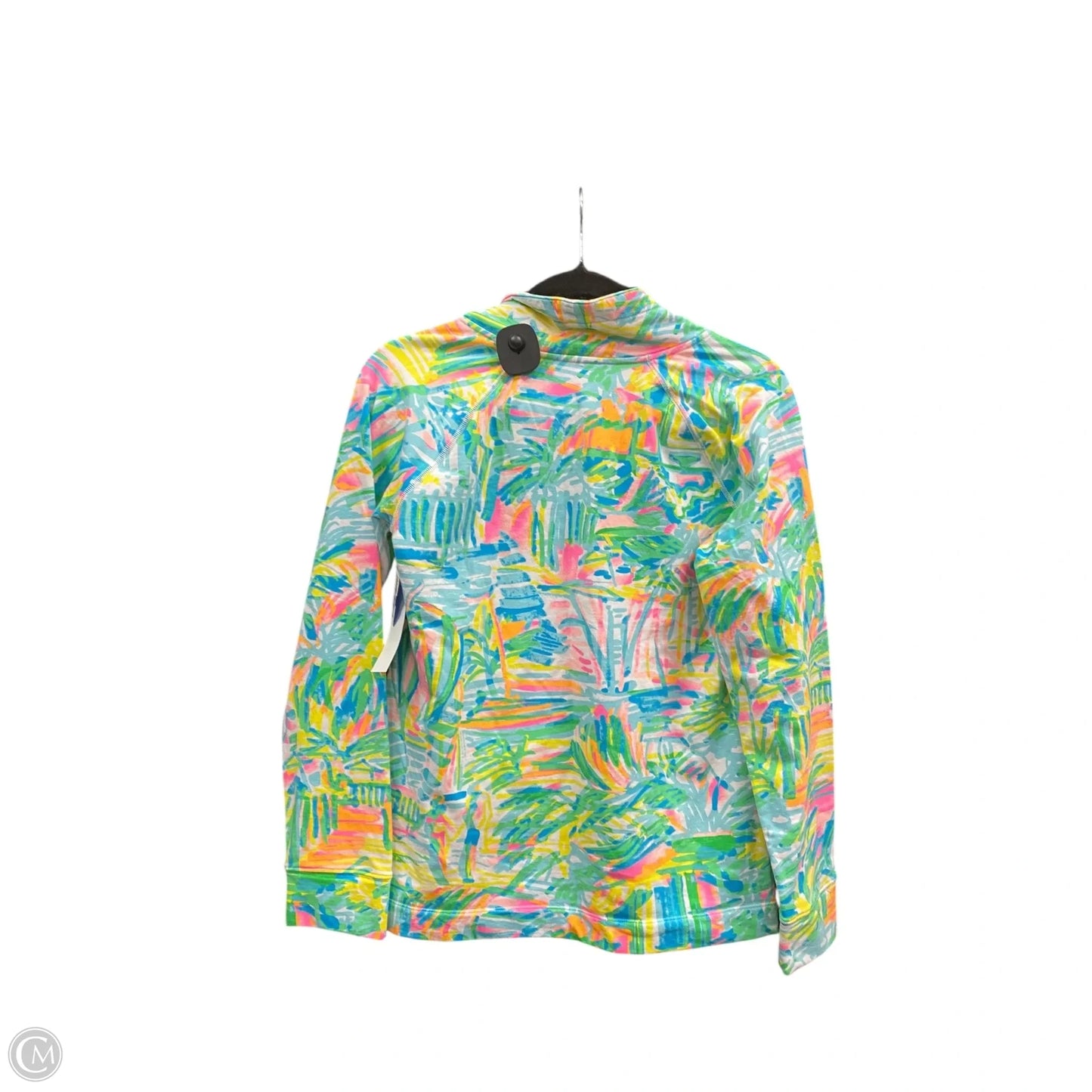Blouse Designer By Lilly Pulitzer In Green & Yellow, Size: M
