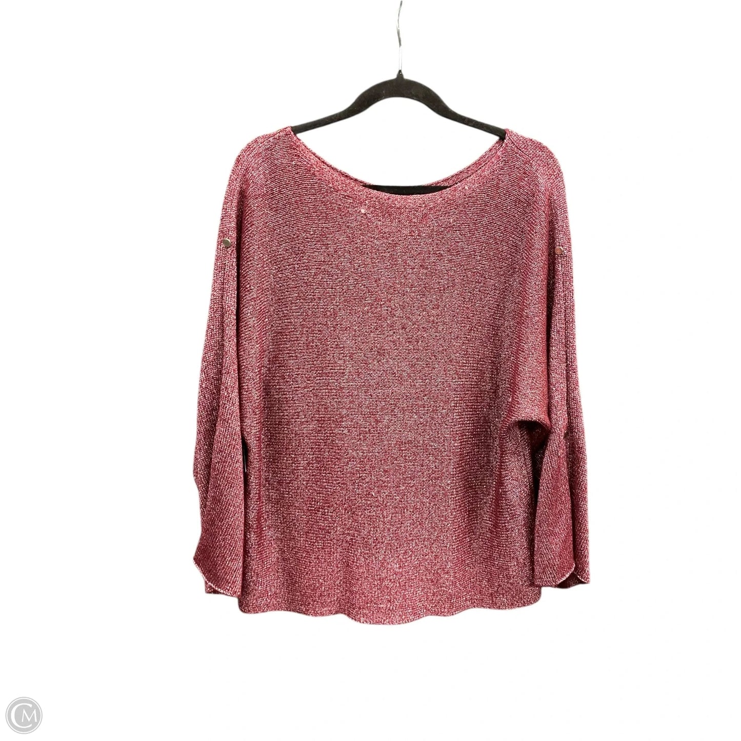 Sweater By Limited In Maroon, Size: L