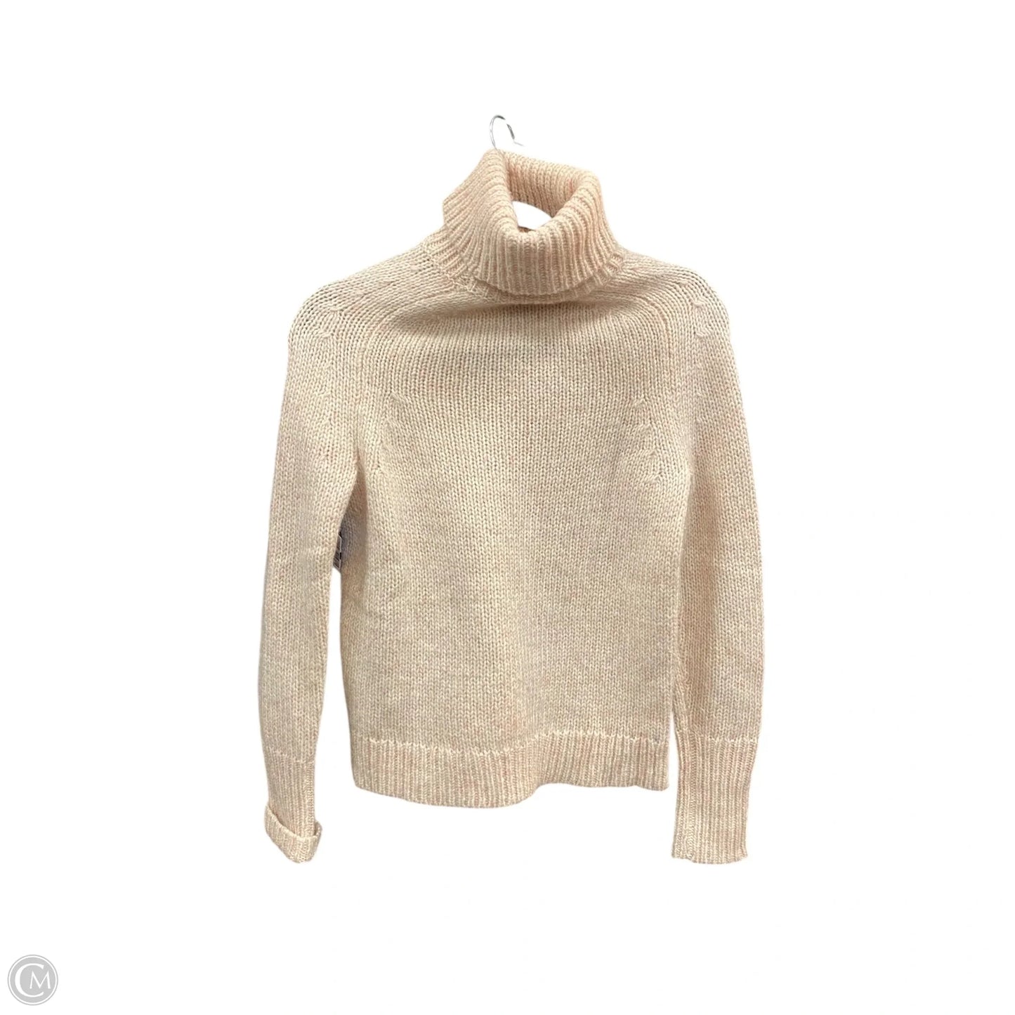 Sweater By J. Crew In Cream & Pink, Size: Xs