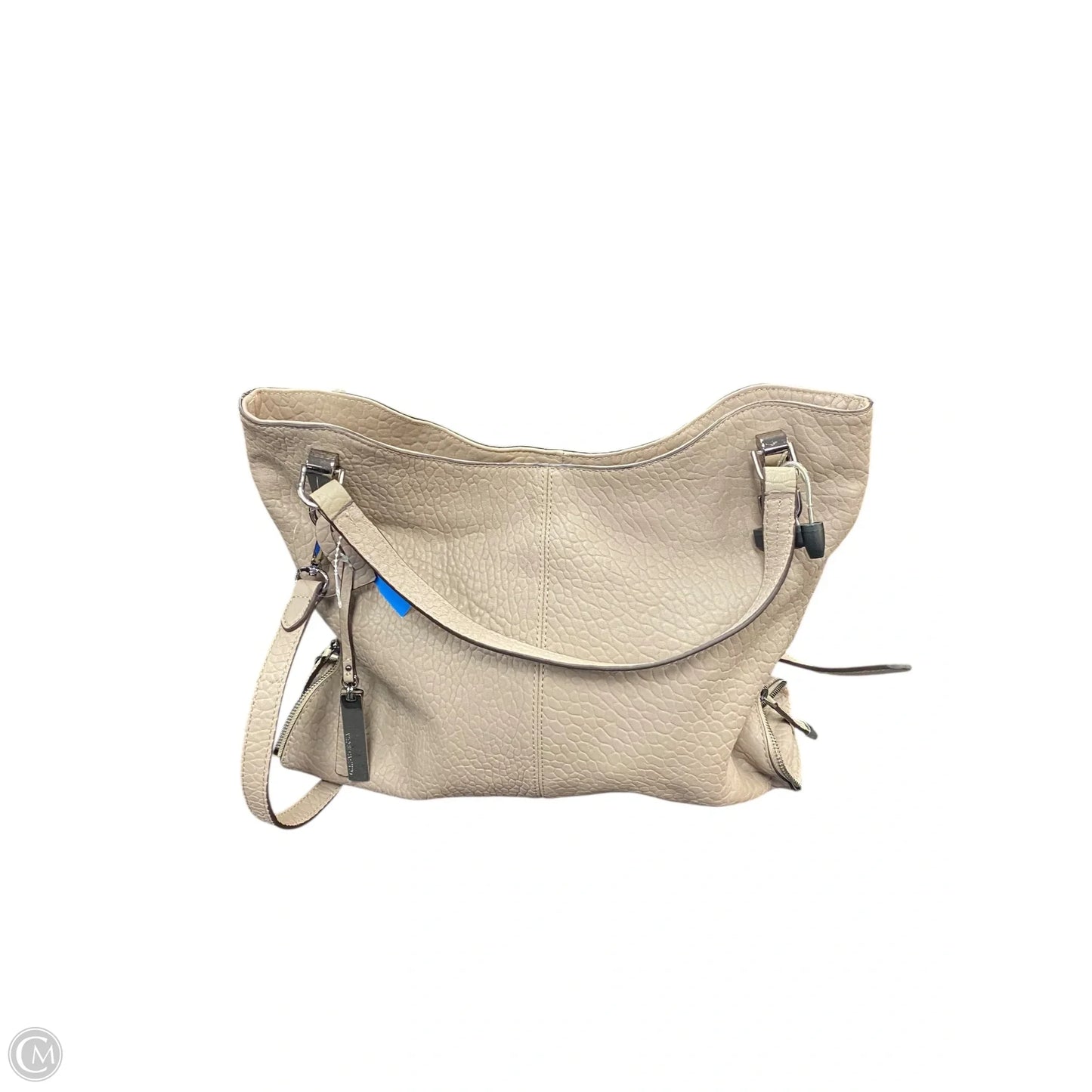 Handbag Leather By Vince Camuto, Size: Large