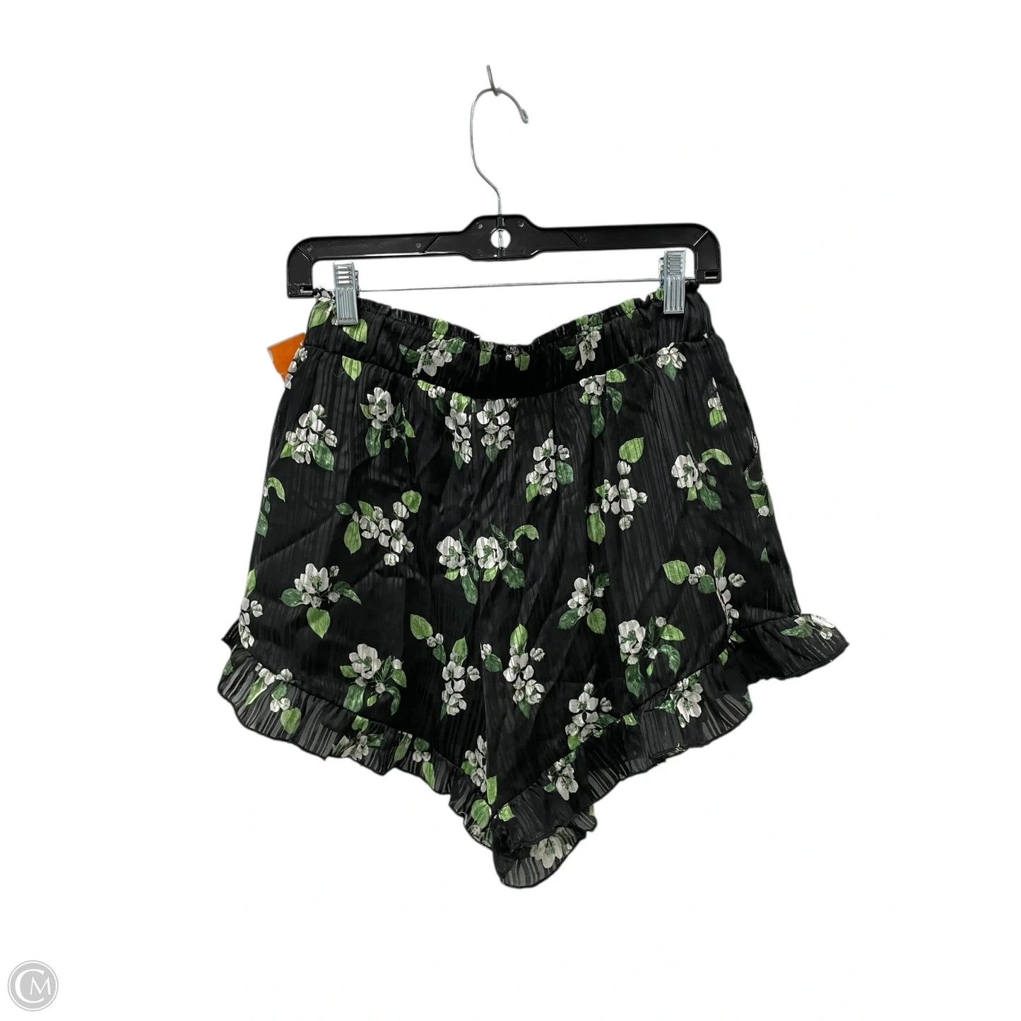 Shorts By Blue Rain In Black & Green, Size: M