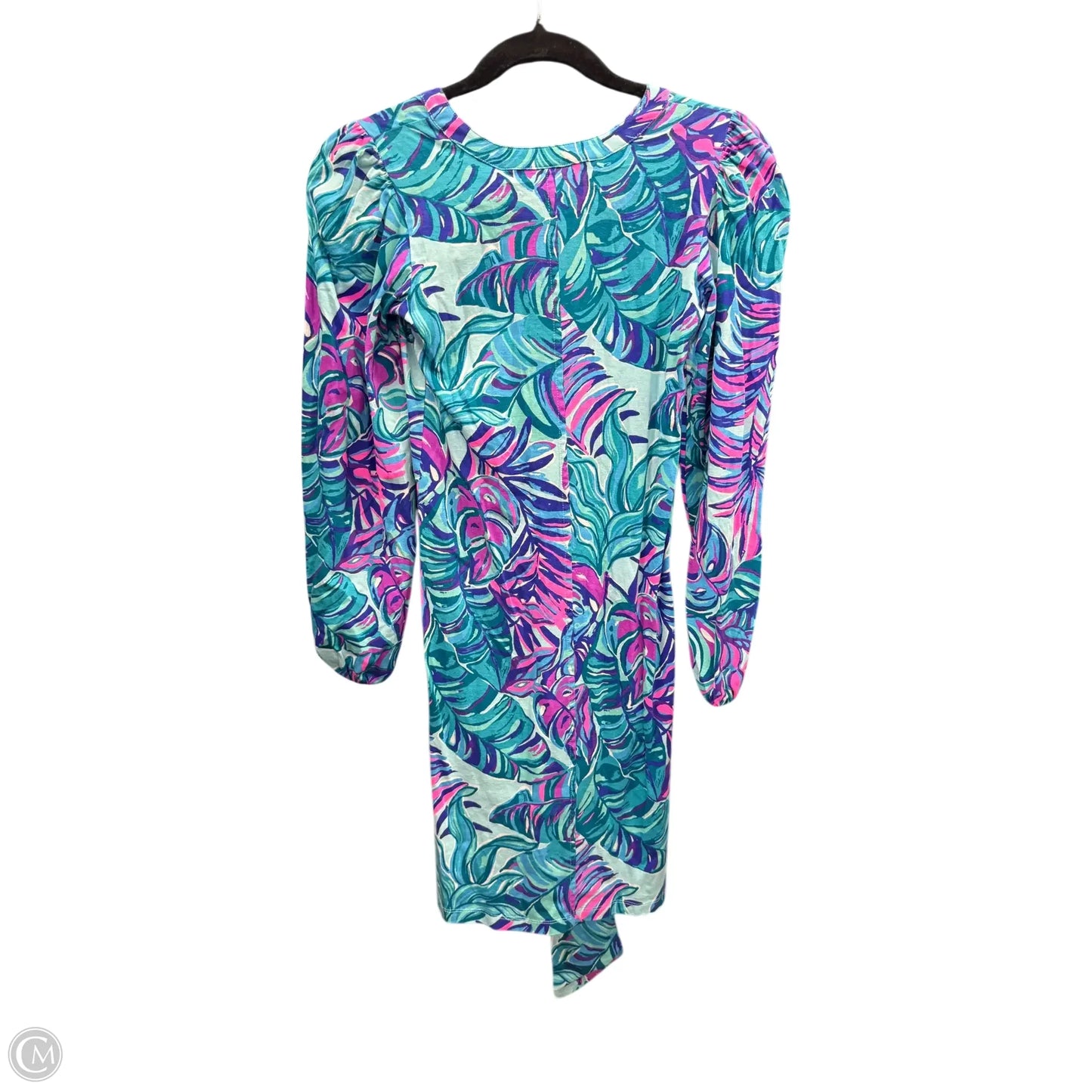Dress Designer By Lilly Pulitzer In Blue & Green, Size: Xxs