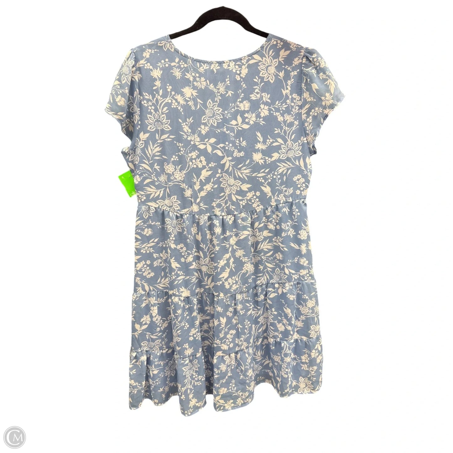 Dress Casual Short By Emma And Michele In Blue & White, Size: M
