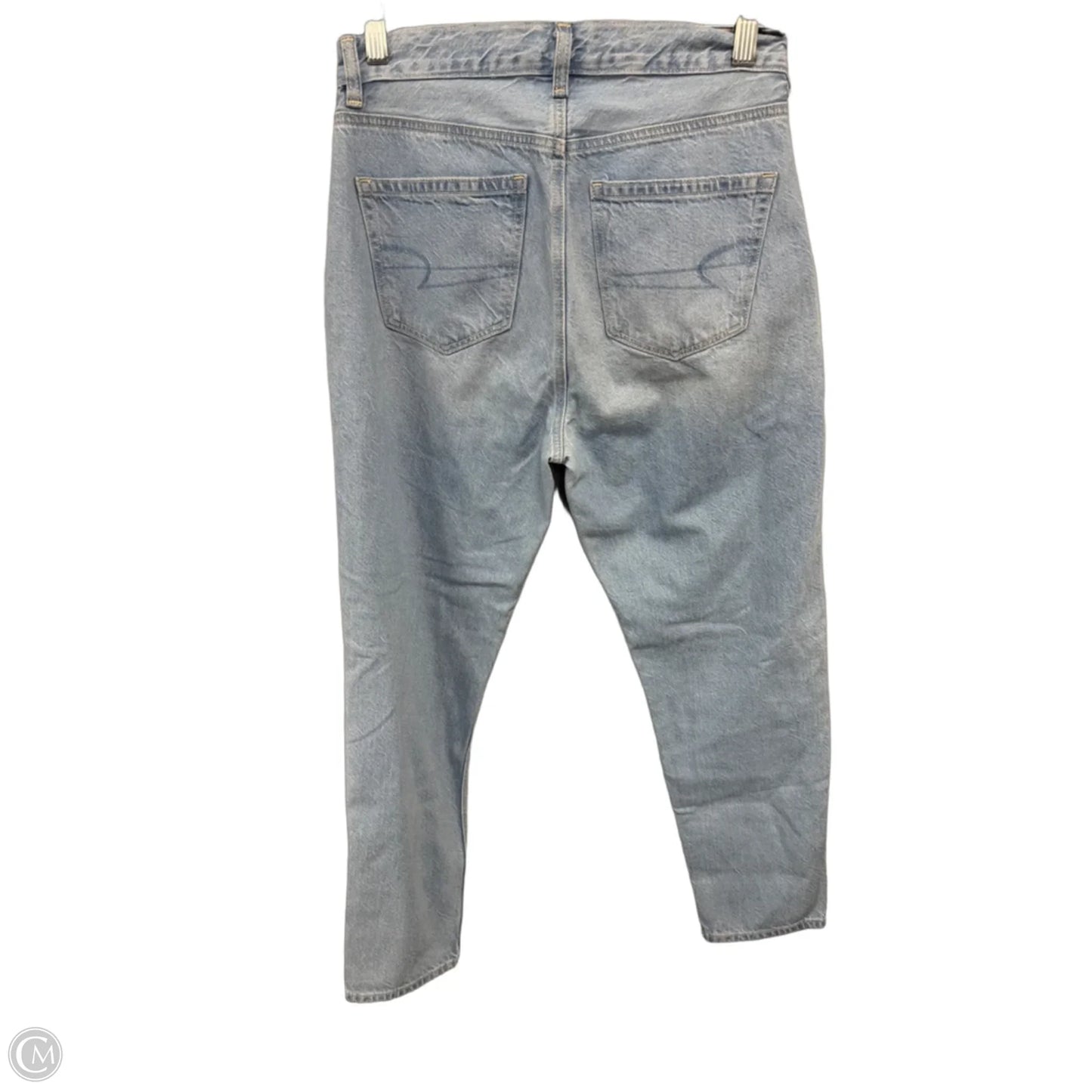Jeans Boyfriend By American Eagle In Blue Denim, Size: 4