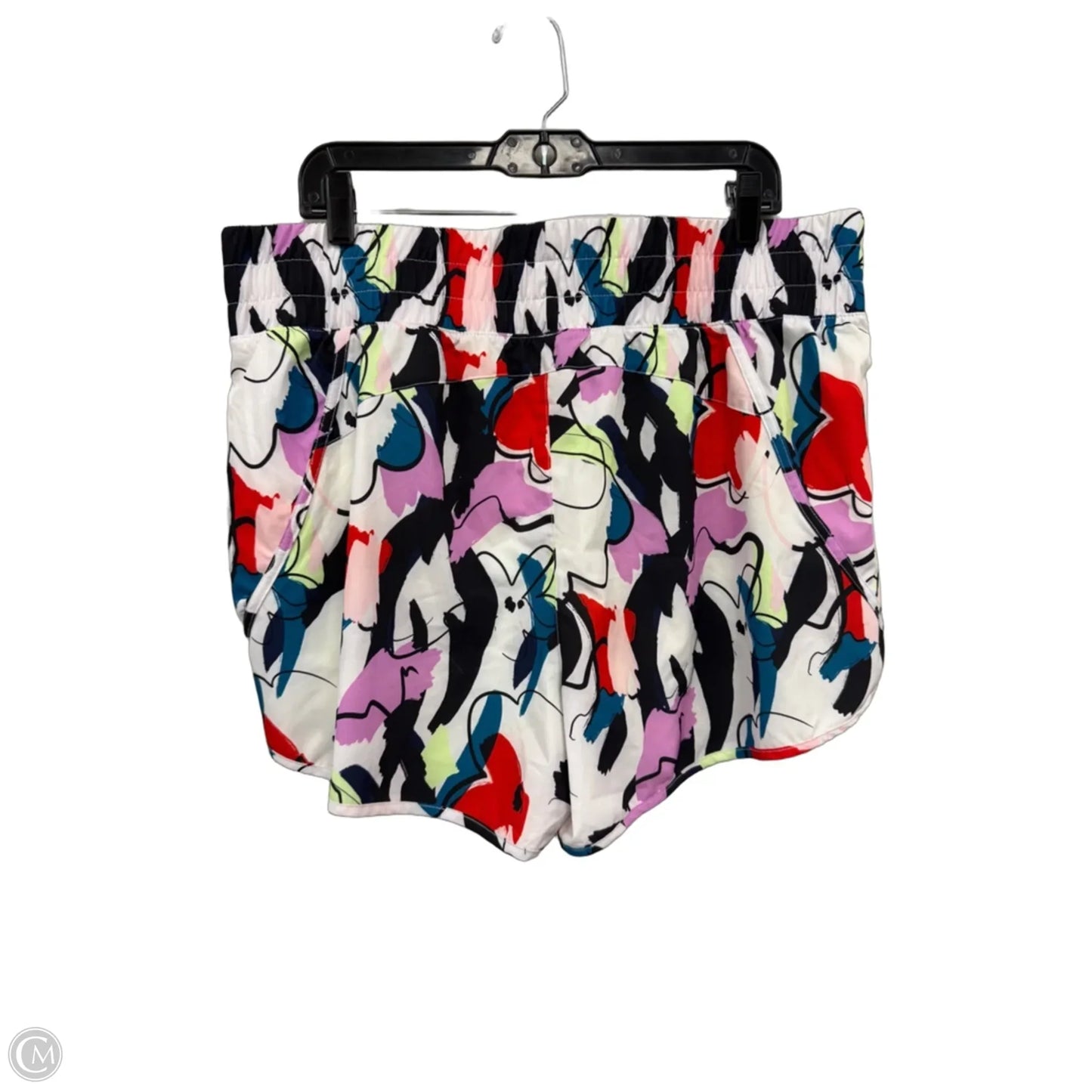 Athletic Shorts By Avia In Black & Red, Size: Xl