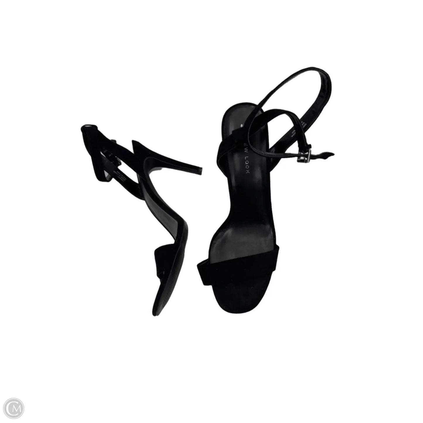 Sandals Heels Stiletto By New Look In Black, Size: 8