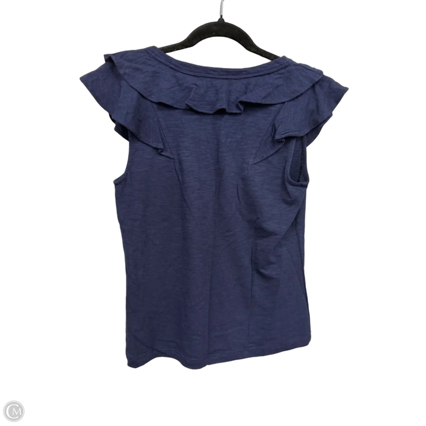 Top Short Sleeve By White House Black Market In Navy, Size: Xxs