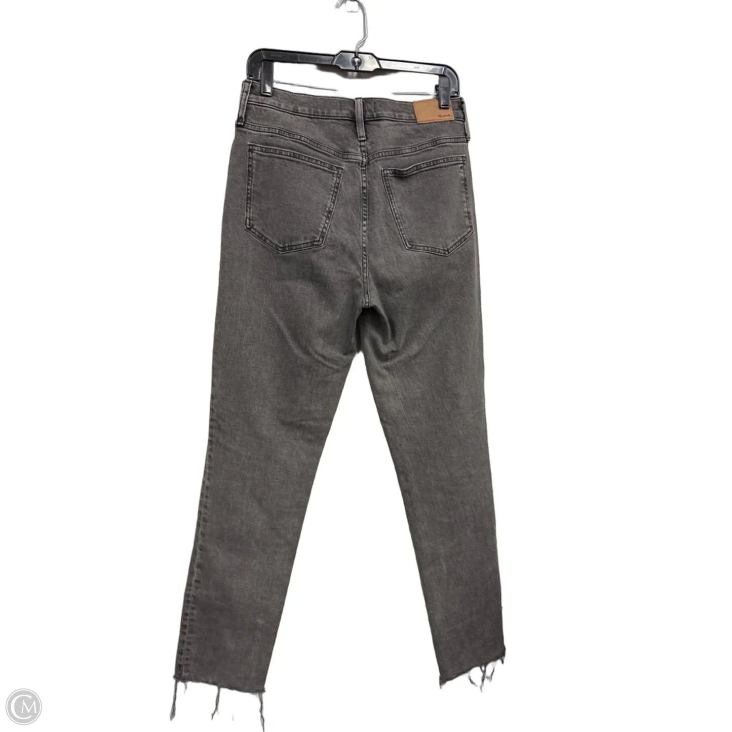 Jeans Straight By Madewell In Grey Denim, Size: 6l