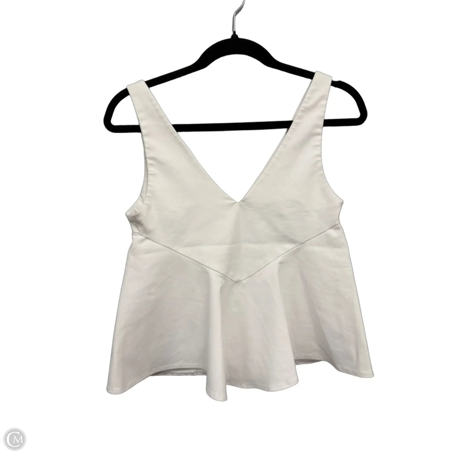 Blouse Sleeveless By Zara In White, Size: S