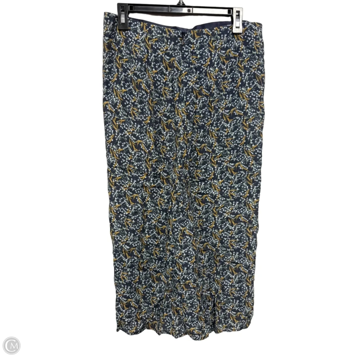 Skirt Midi By White House Black Market In Blue & Brown, Size: 8