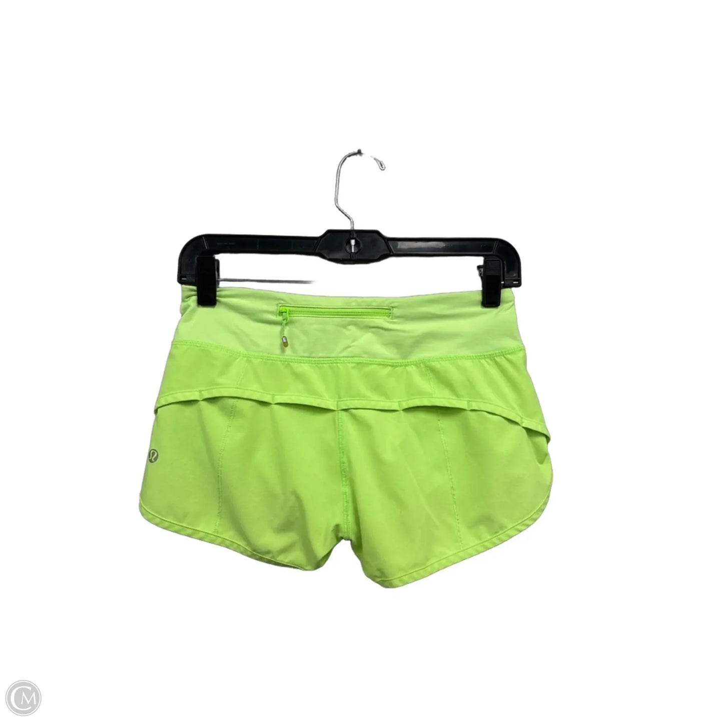 Athletic Shorts By Lululemon In Green, Size: 2