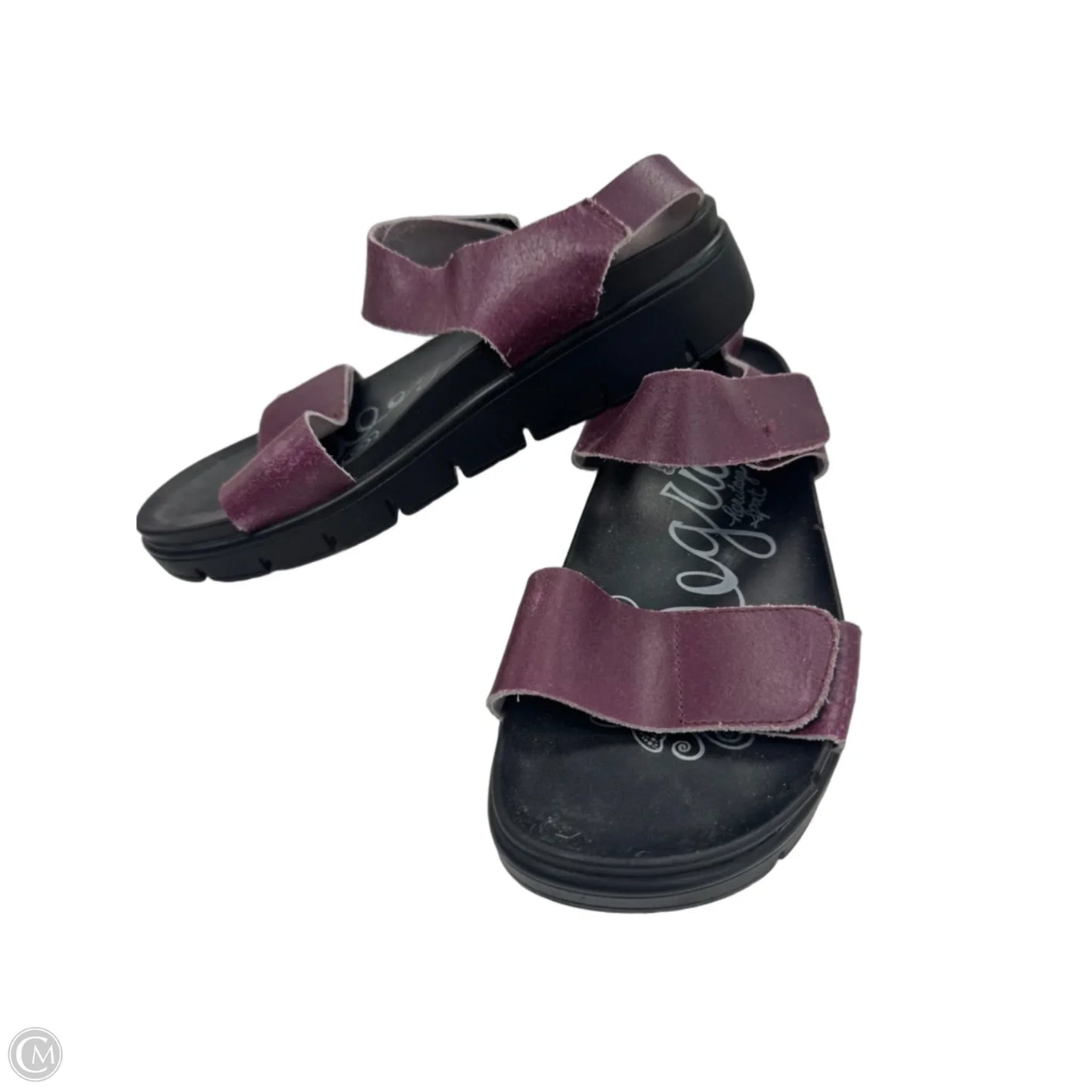 Sandals Heels Platform By Alegria In Purple, Size: 9.5