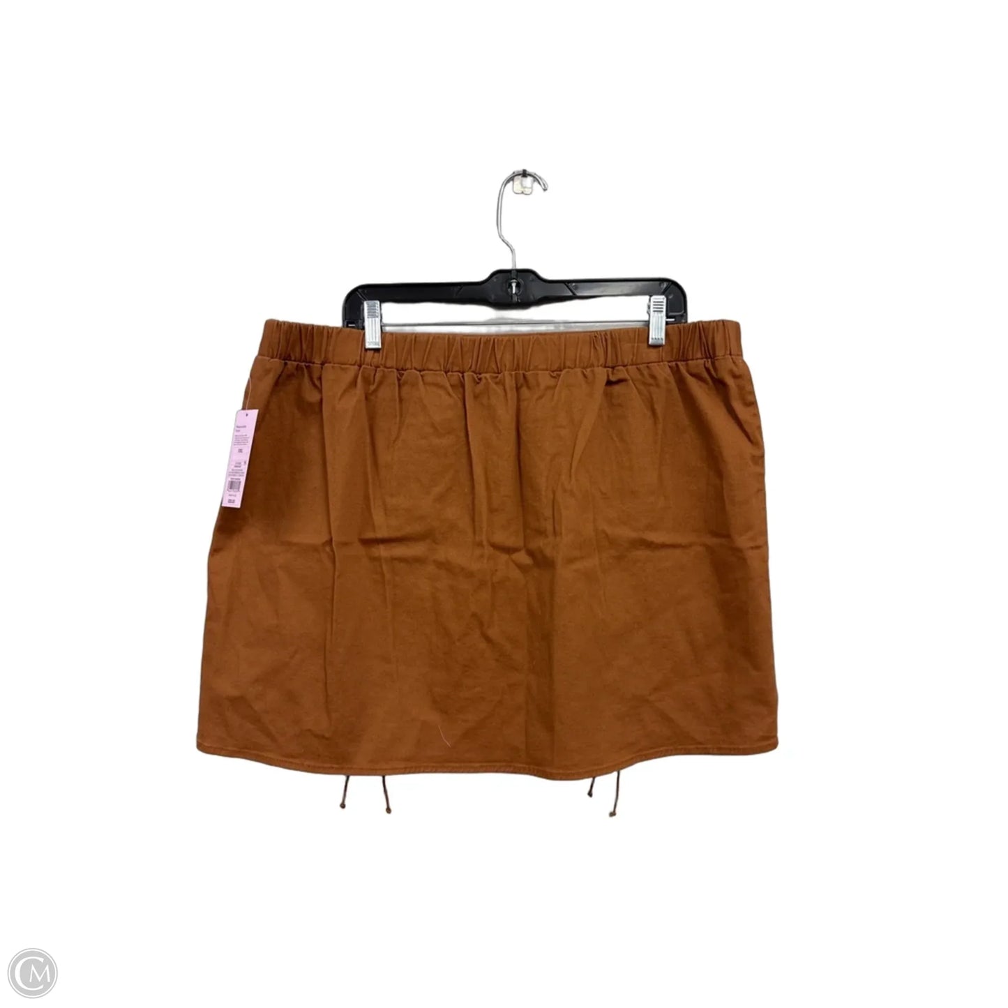 Skirt Mini & Short By Wild Fable In Brown, Size: Xxl