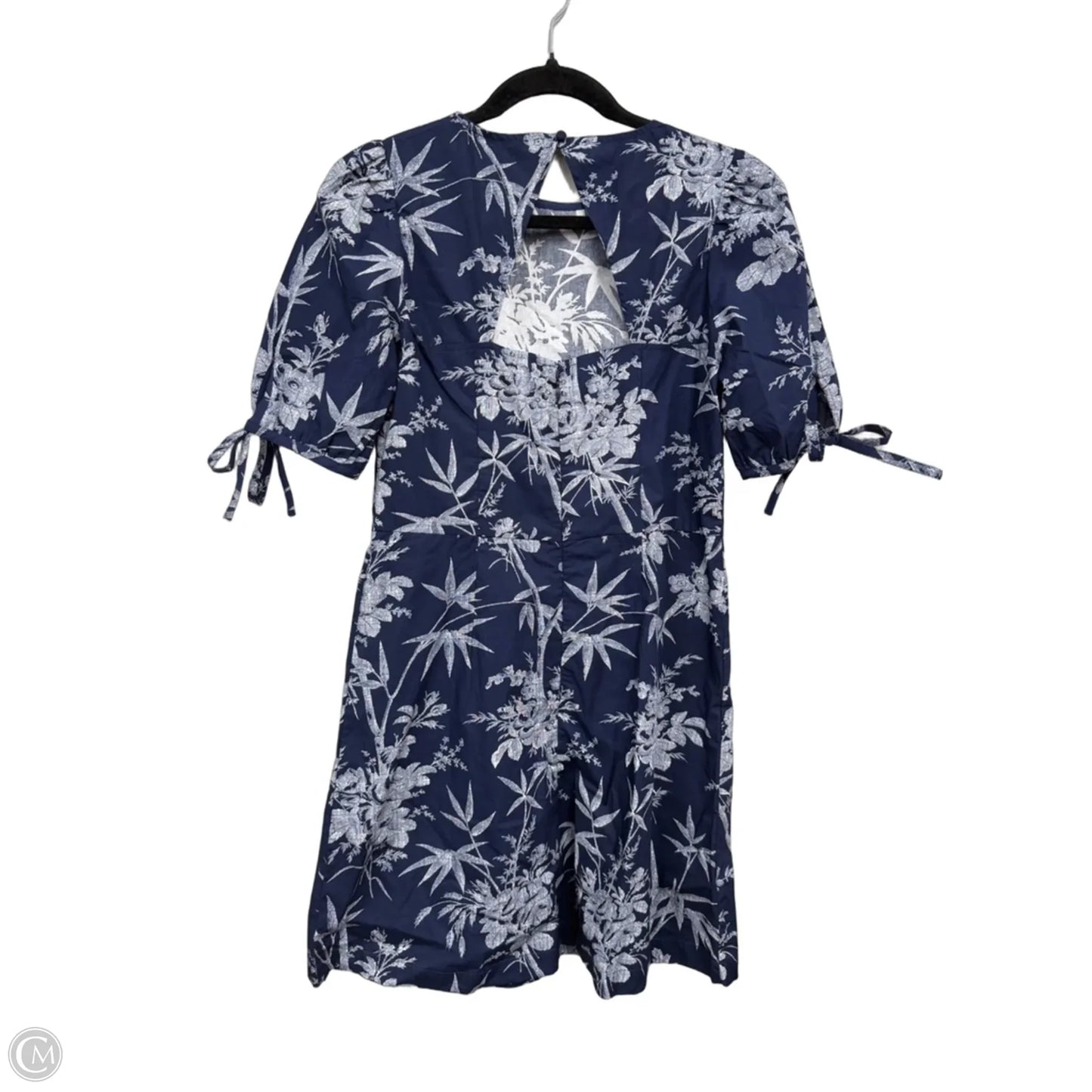 Dress Casual Short By Loft In Blue & White, Size: 4p