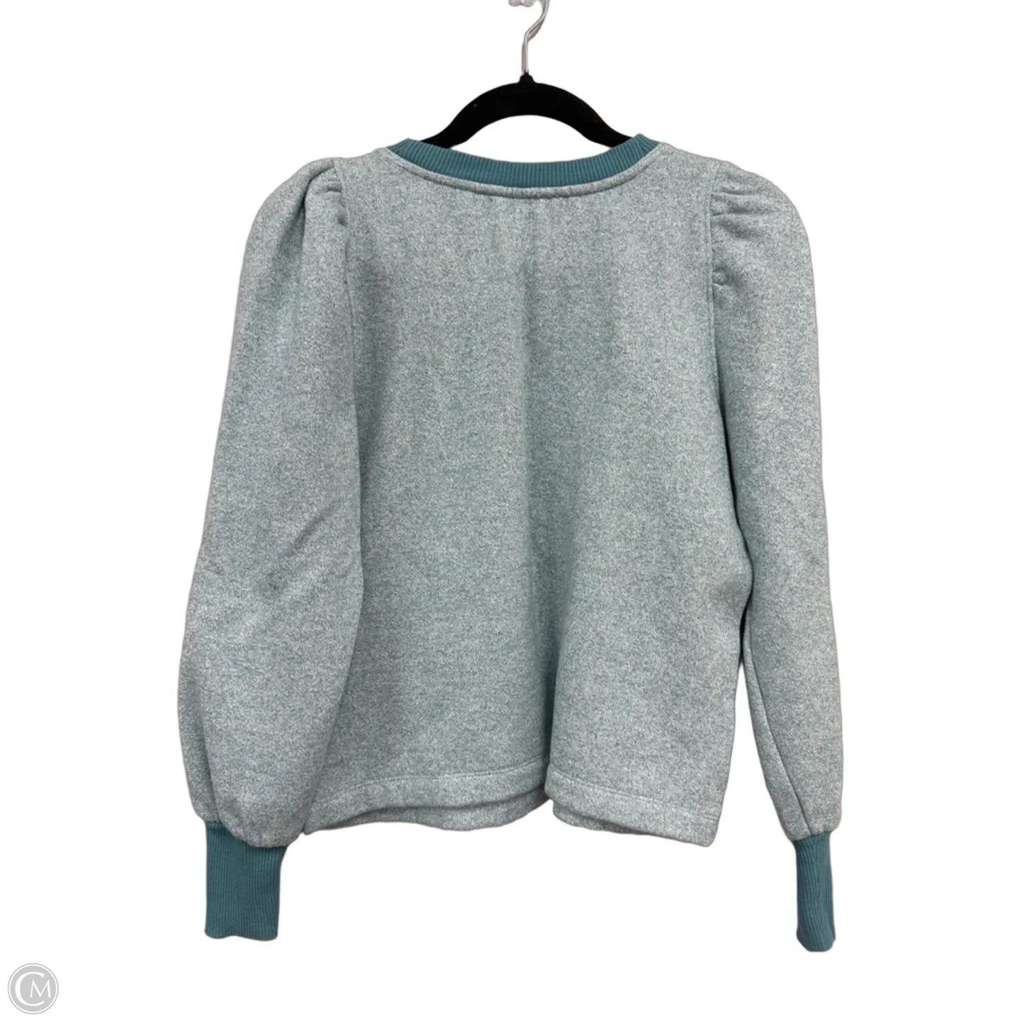 Sweatshirt Crewneck By Loft In Teal, Size: Sp