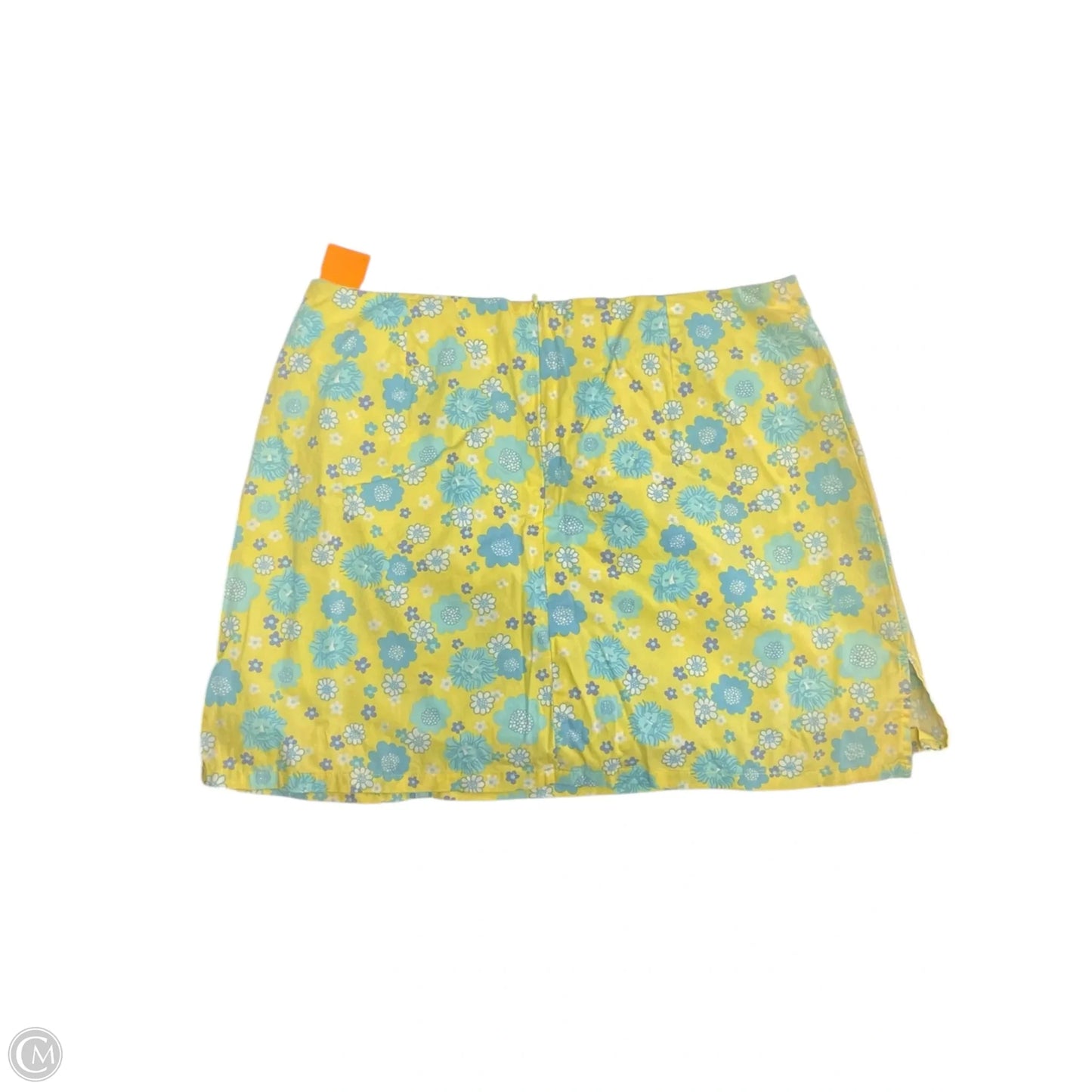 Skirt Designer By Lilly Pulitzer In Blue & Yellow, Size: 10