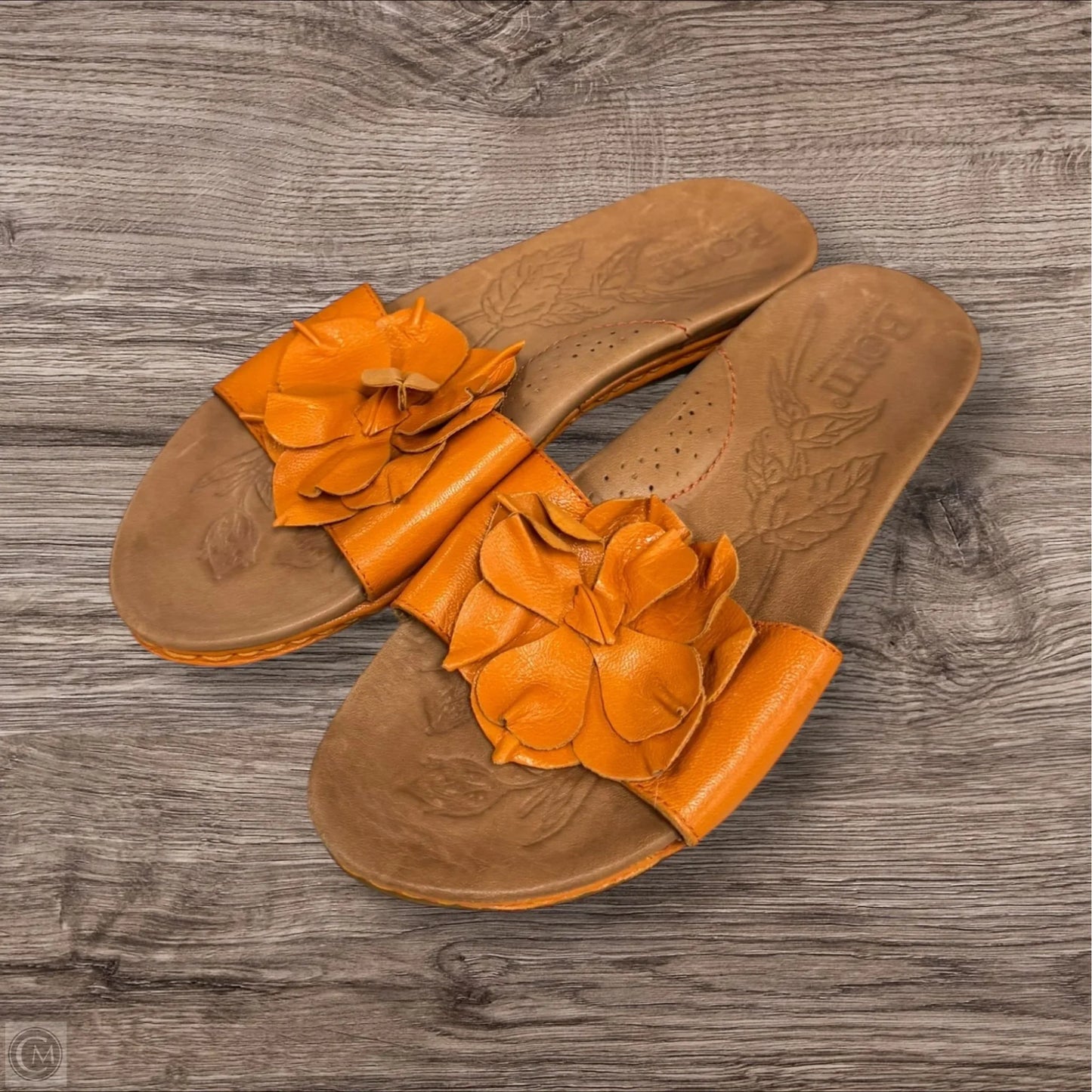 Sandals Flats By Born In Orange, Size: 7