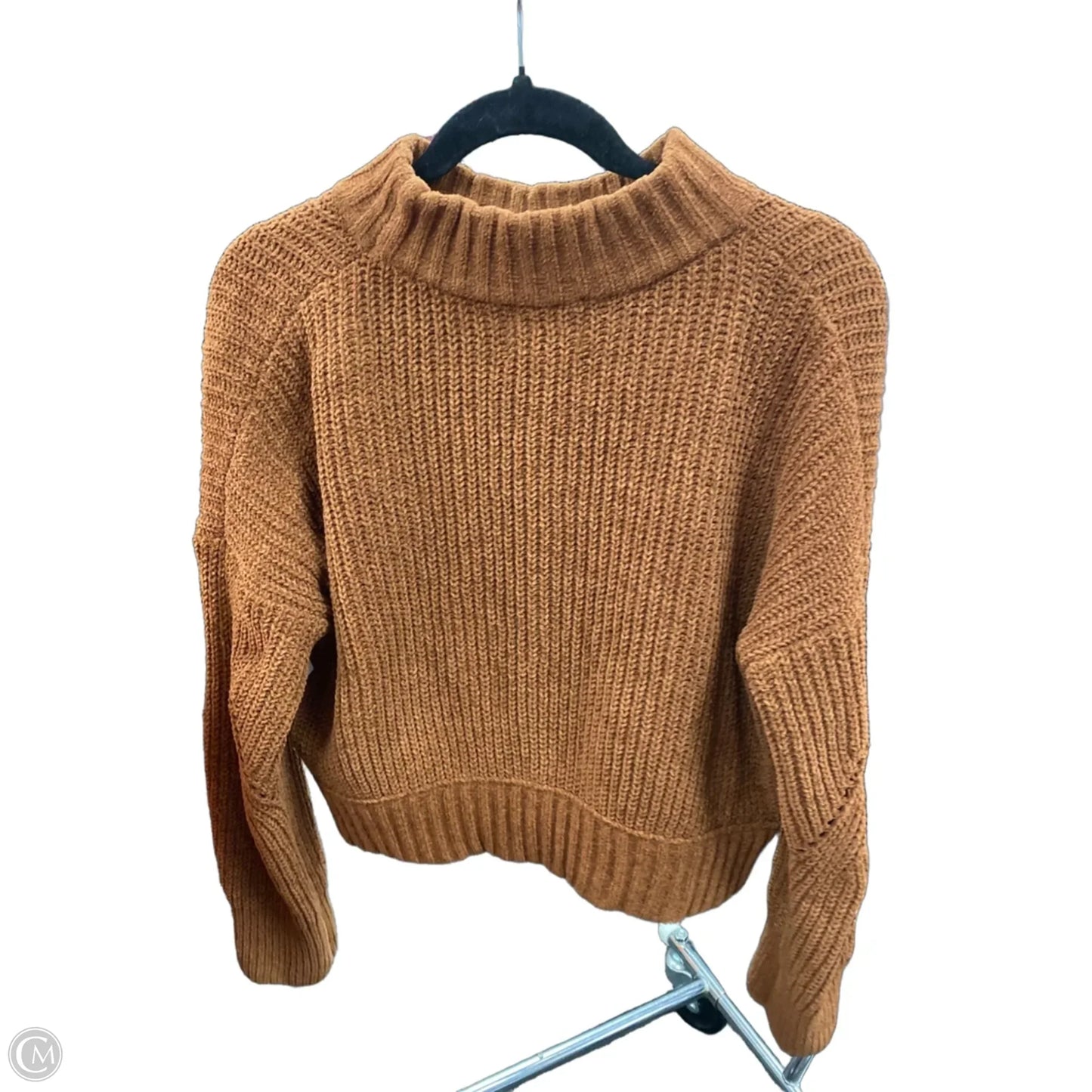 Sweater By Pink Rose In Brown, Size: L