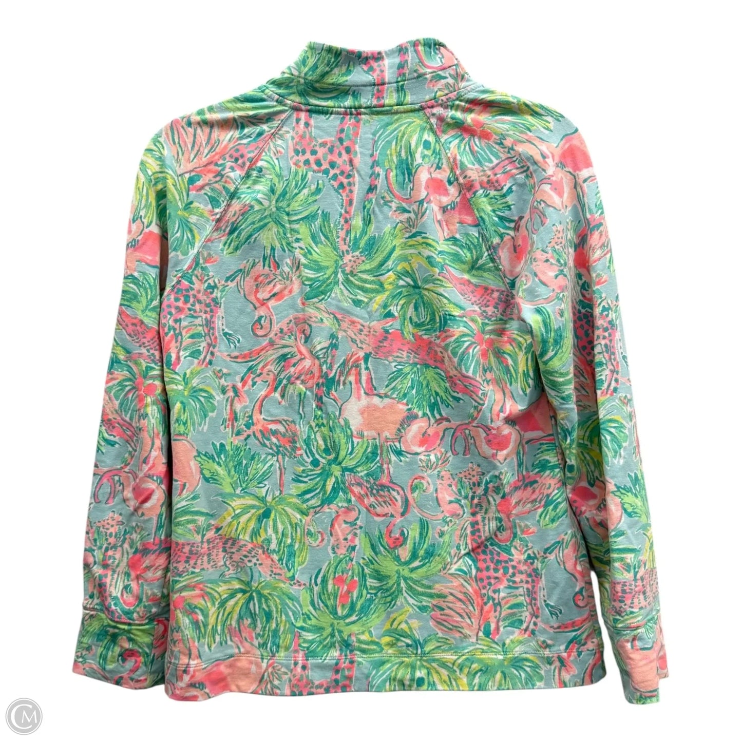 Jacket Designer By Lilly Pulitzer In Green & Pink, Size: S