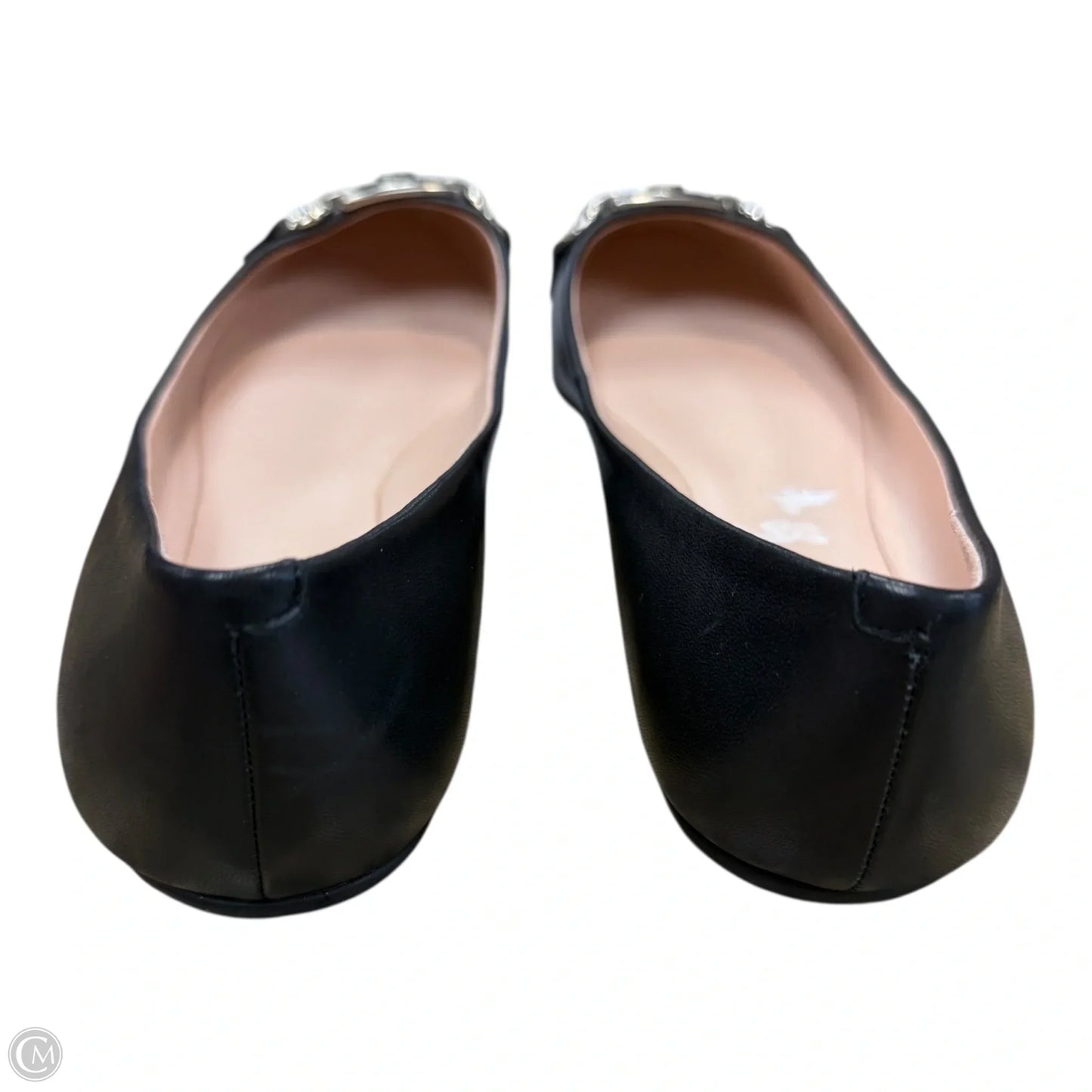 Shoes Designer By Kate Spade In Black & Silver, Size: 10