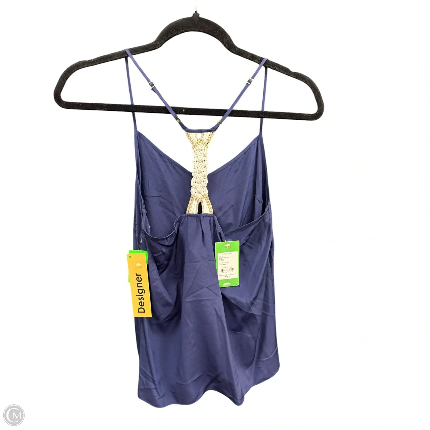 Top Sleeveless Designer By Lilly Pulitzer In Navy, Size: Xs