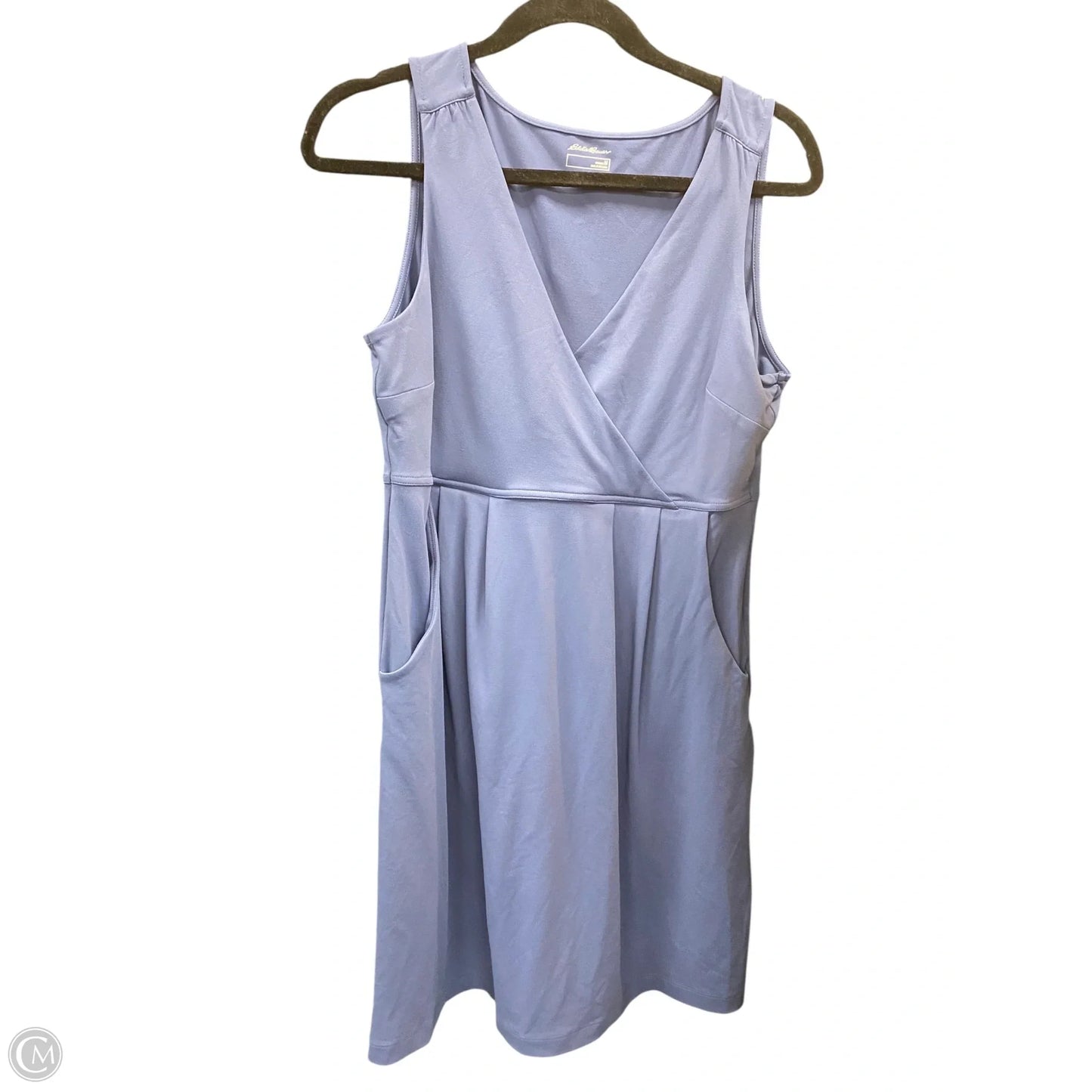 Dress Casual Short By Eddie Bauer In Blue, Size: M