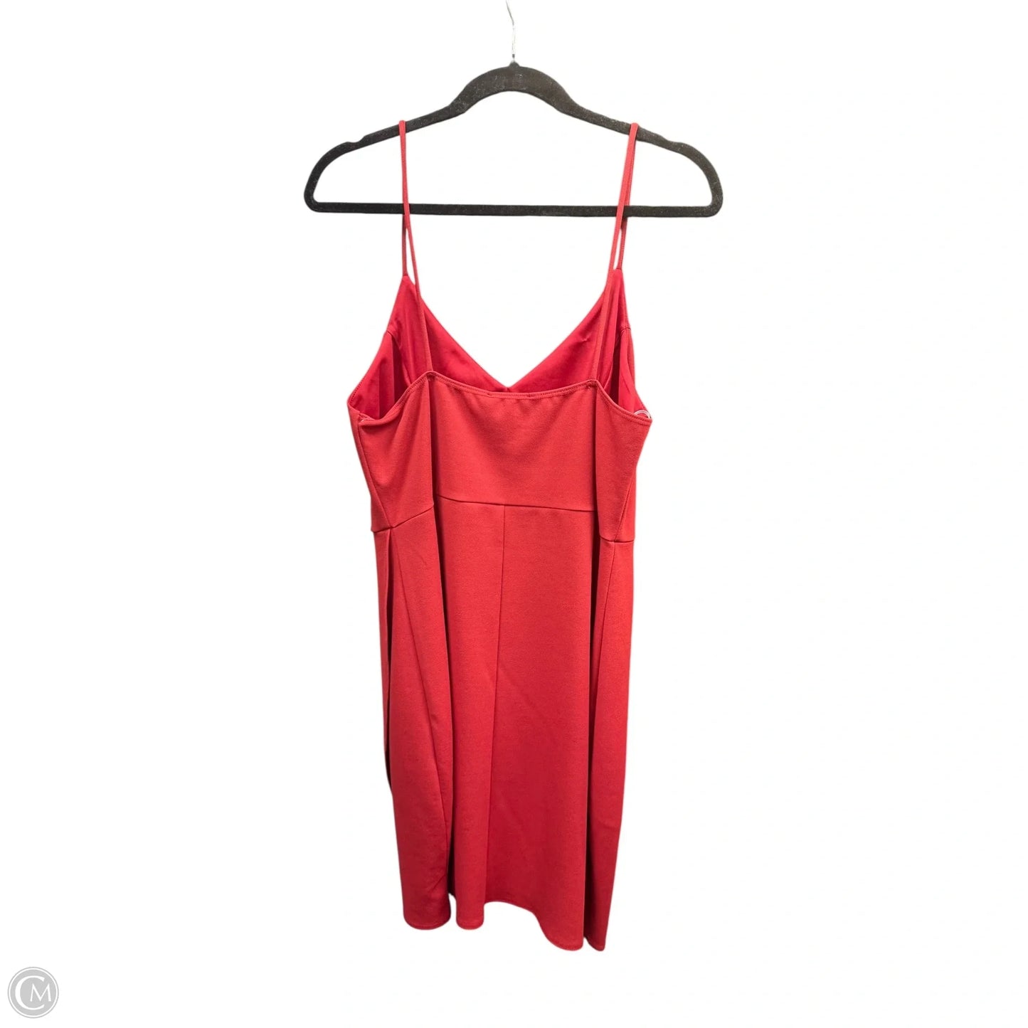 Dress Casual Short By Lulus In Coral, Size: Xl