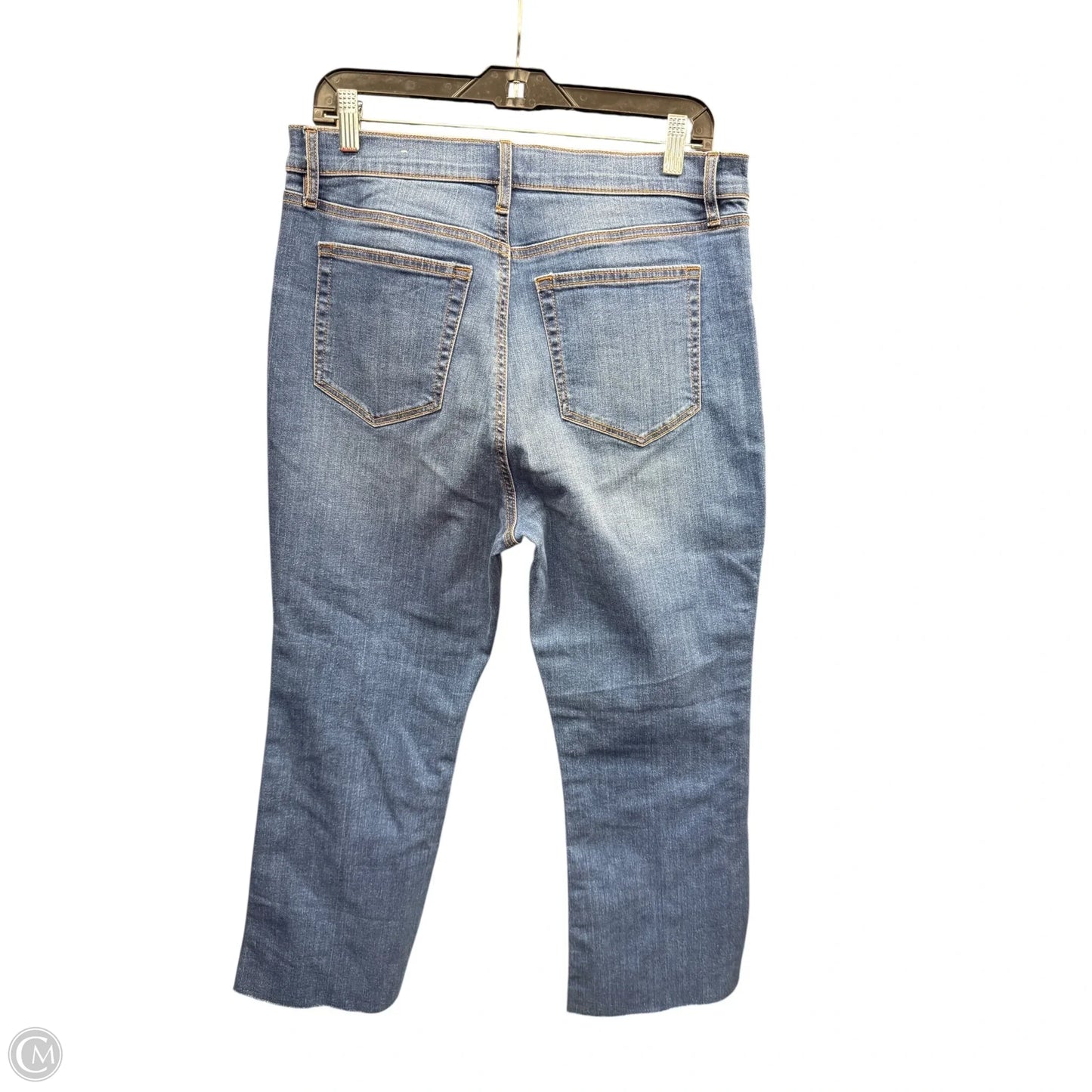 Jeans Flared By Loft In Blue, Size: 12p