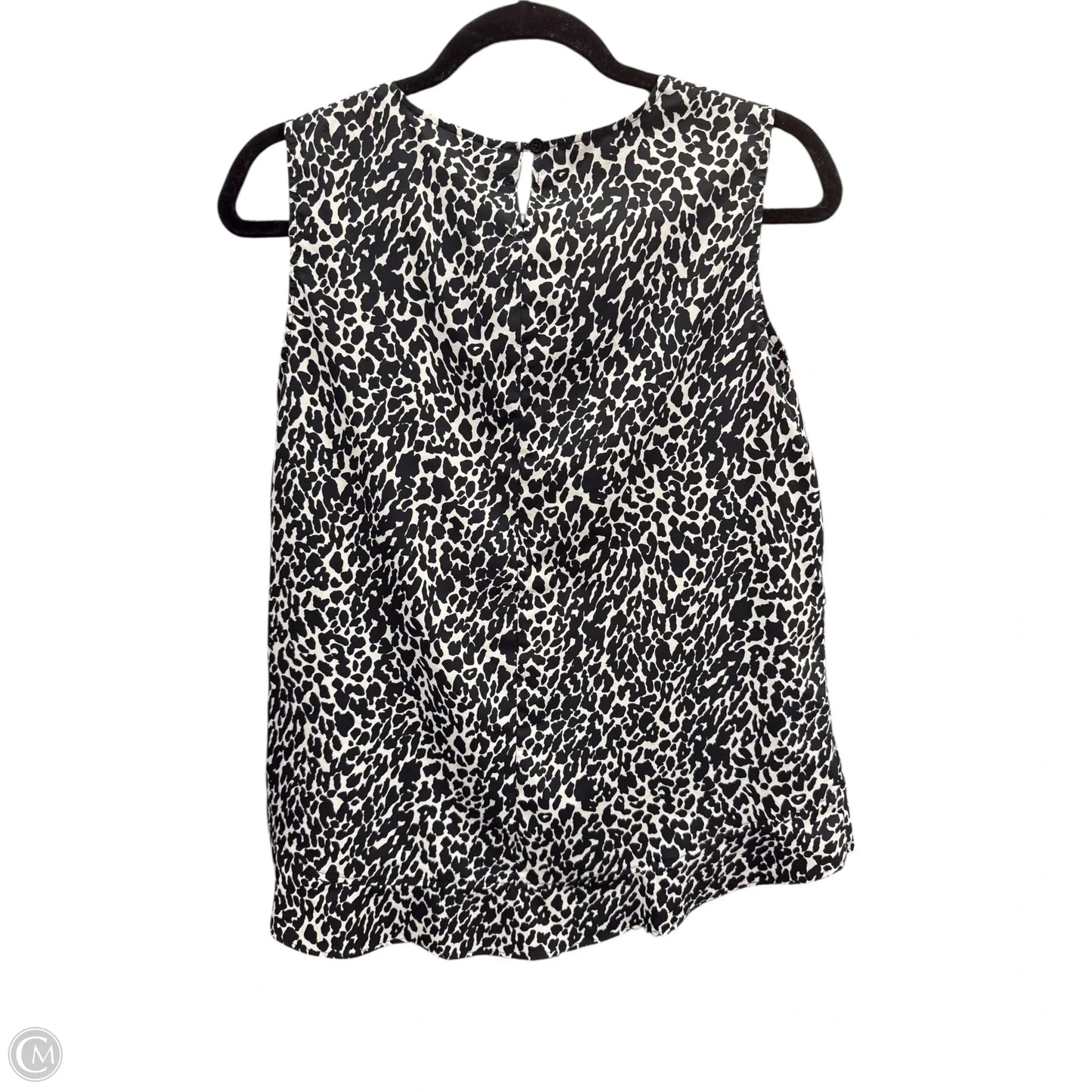 Top Sleeveless By Coolibar In Black & White, Size: M