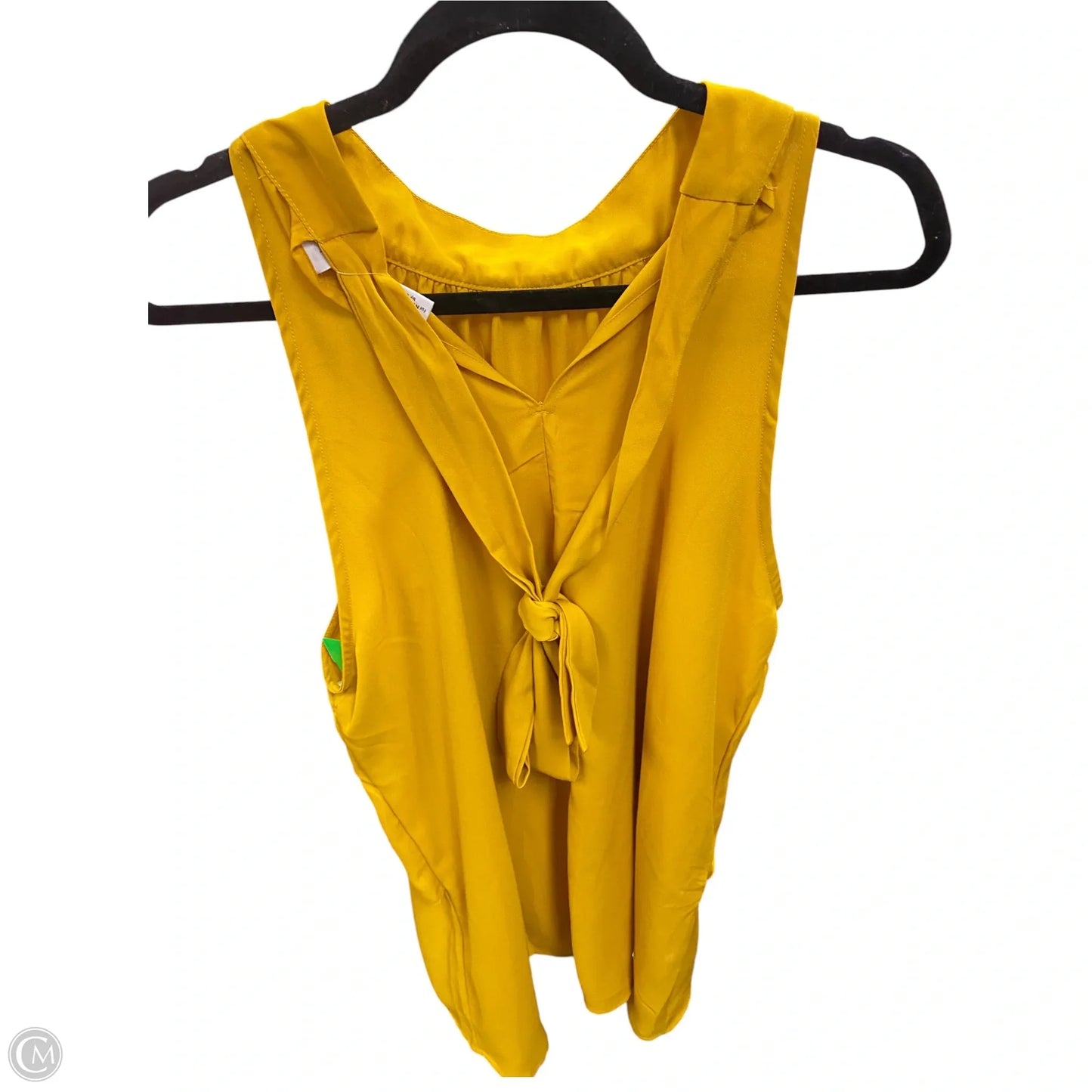 Top Sleeveless By New York And Co In Gold, Size: L