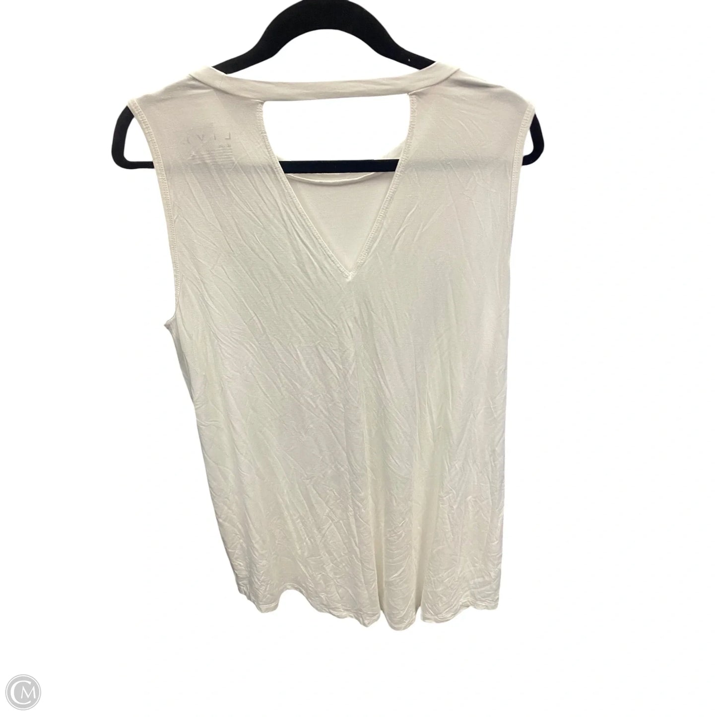 Tank Top By Livi Active In White, Size: 1x