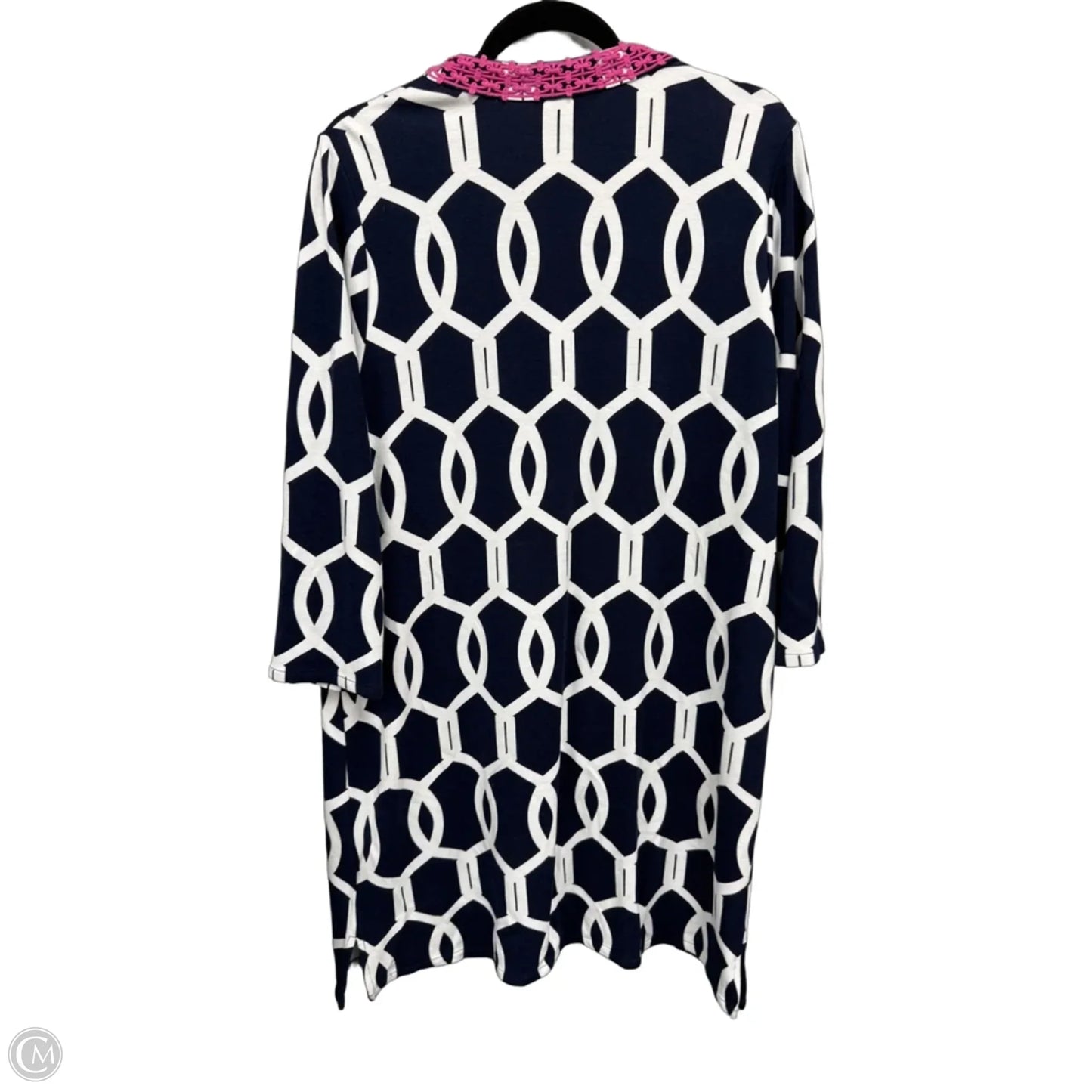 Dress Casual Short By Crown And Ivy In Blue & White, Size: Xl