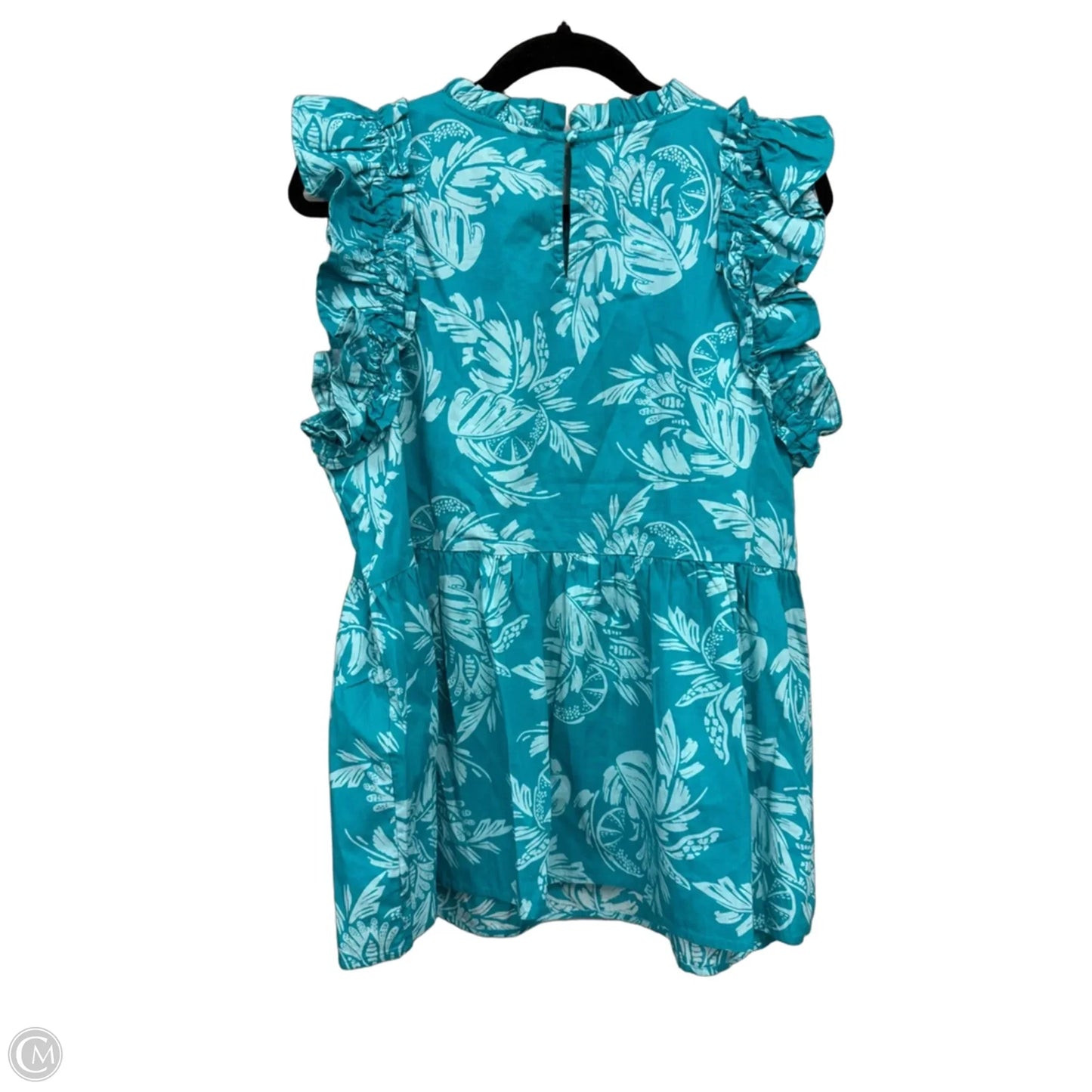 Top Short Sleeve By Crown And Ivy In Blue, Size: Xl