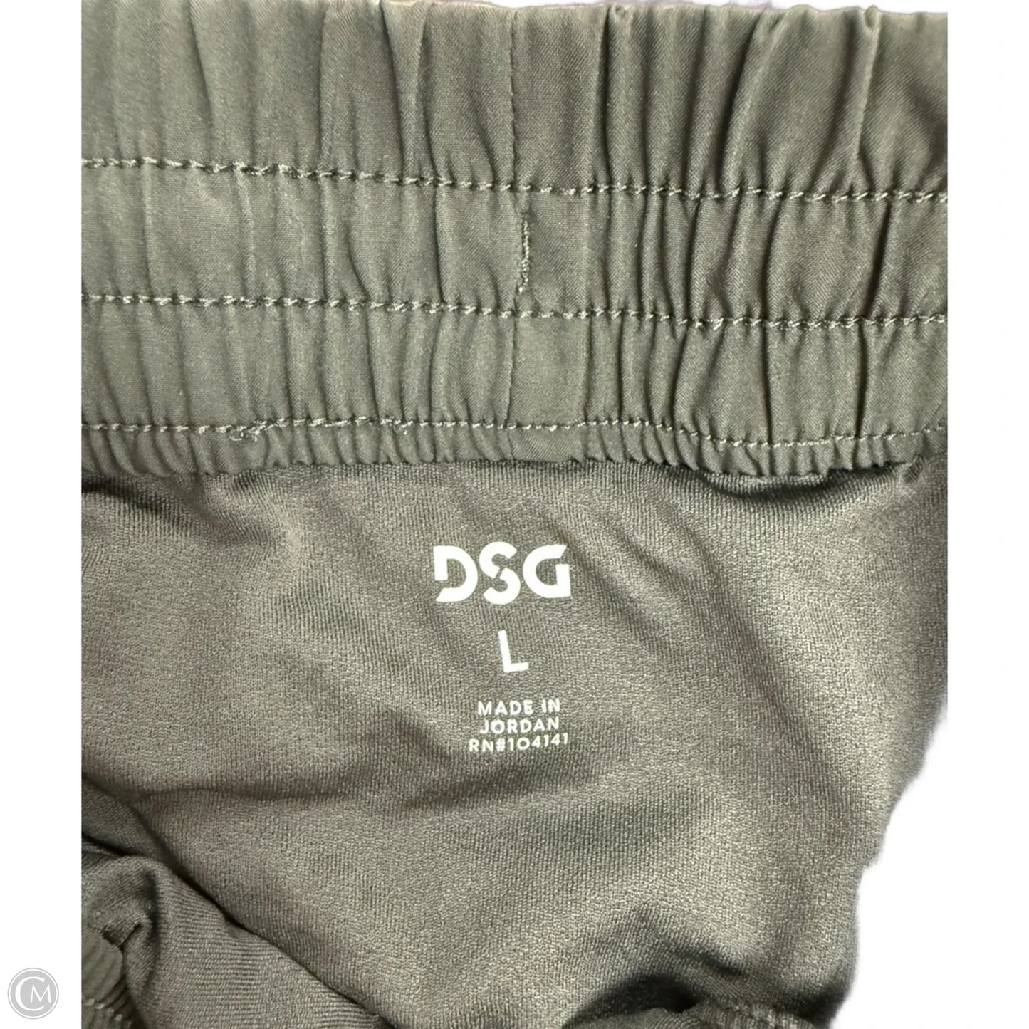 Athletic Shorts By Dsg Outerwear In Green, Size: L