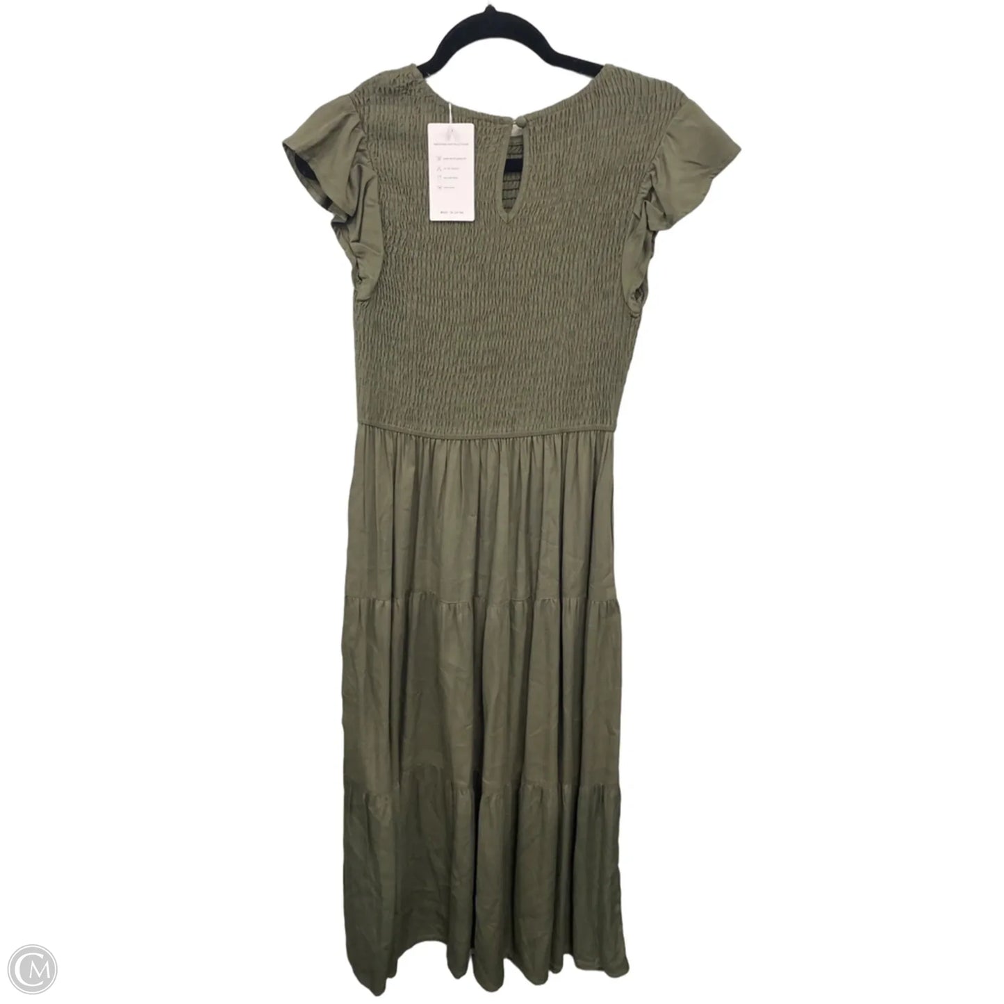 Dress Casual Midi By Zesica In Green, Size: S