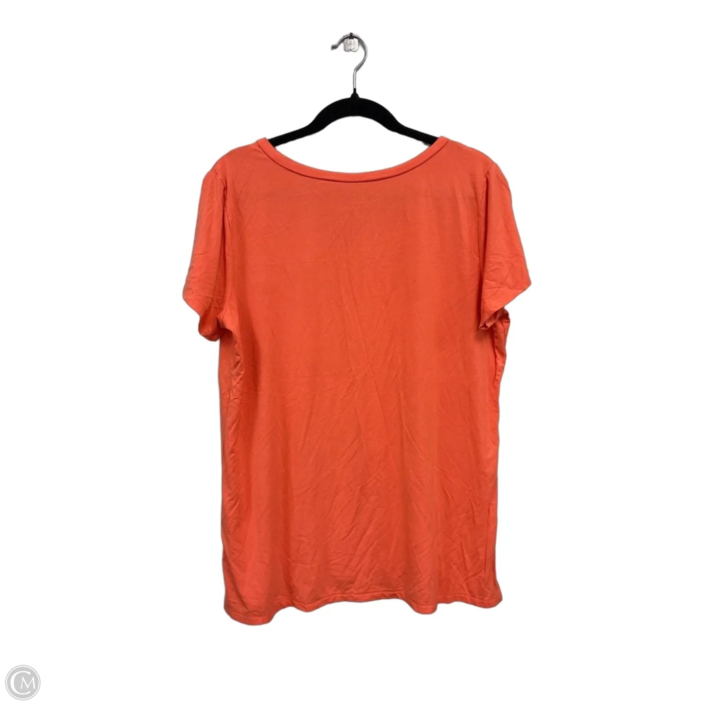 Top Short Sleeve Basic By Grace & Lace In Coral, Size: L
