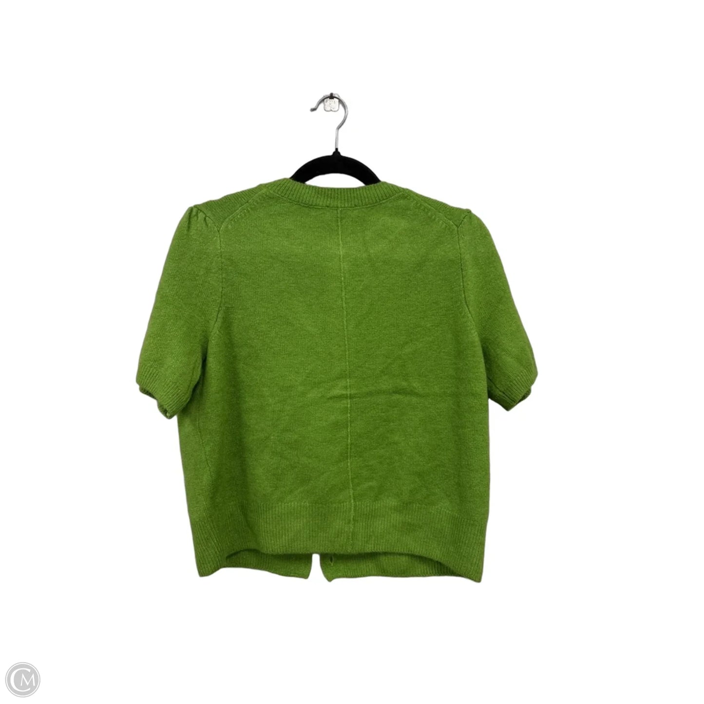 Sweater Short Sleeve By Cece In Green, Size: M