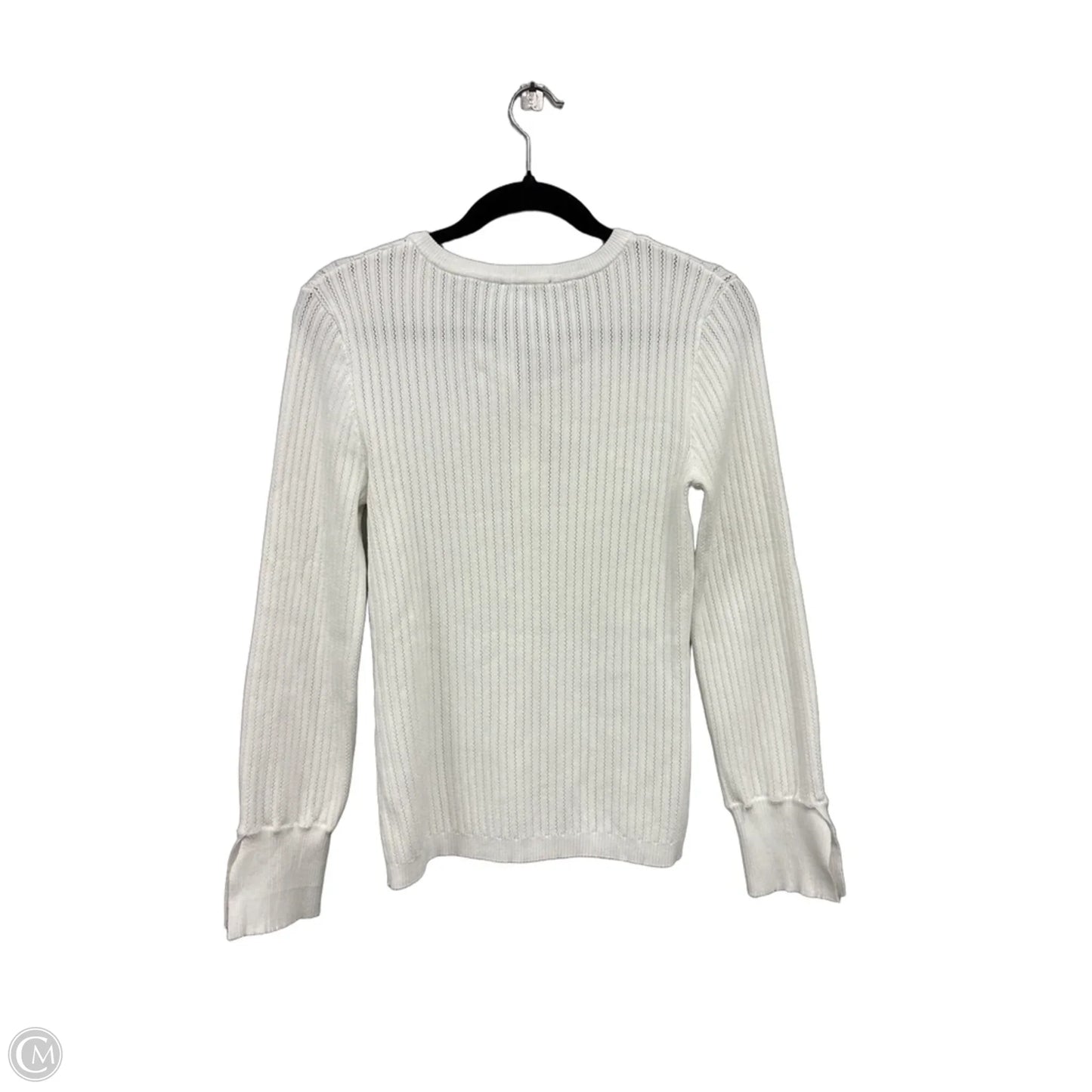 Sweater By Cece In White, Size: M