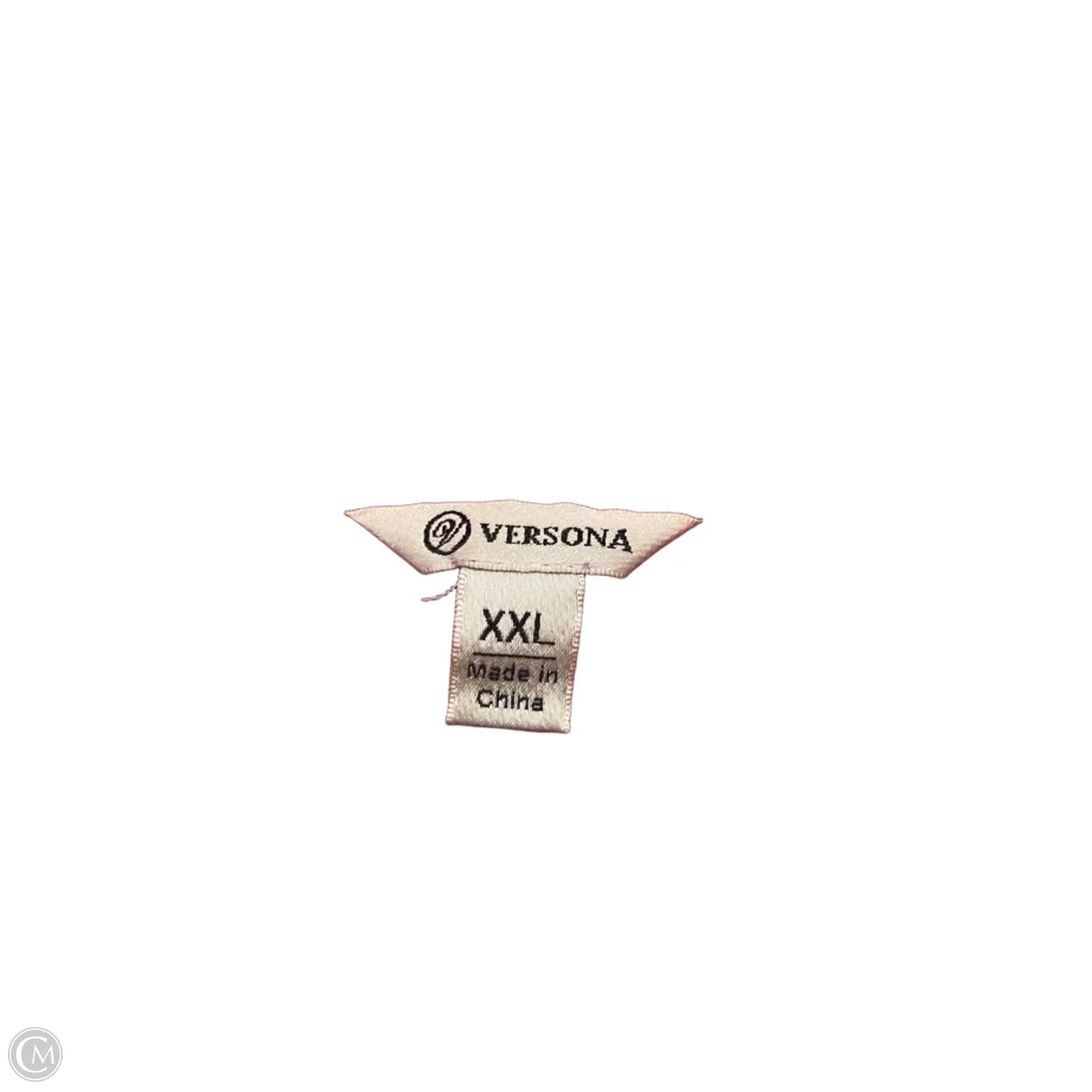 Top Short Sleeve By Versona In Pink, Size: Xxl
