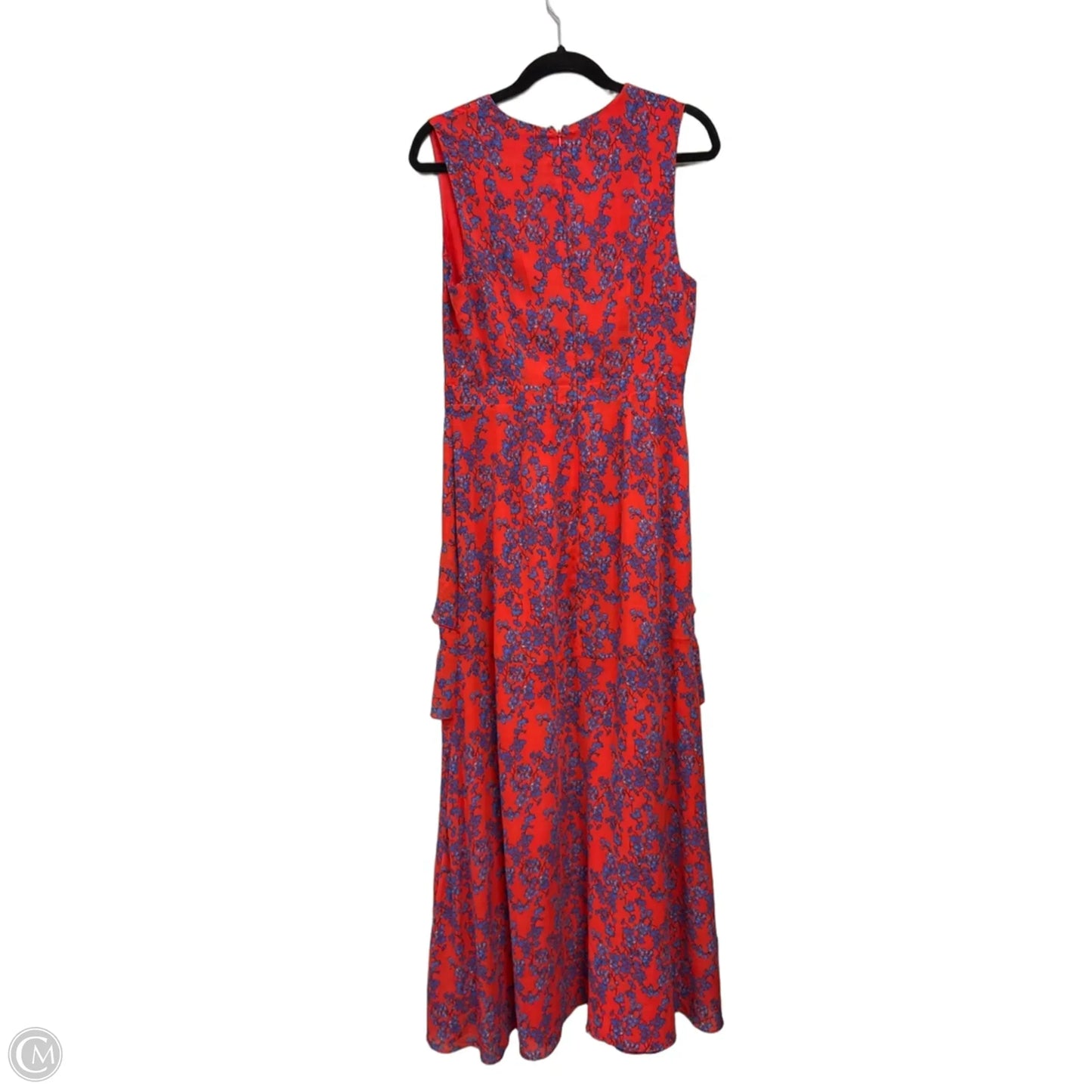 Dress Casual Maxi By Clothes Mentor In Blue & Red, Size: M