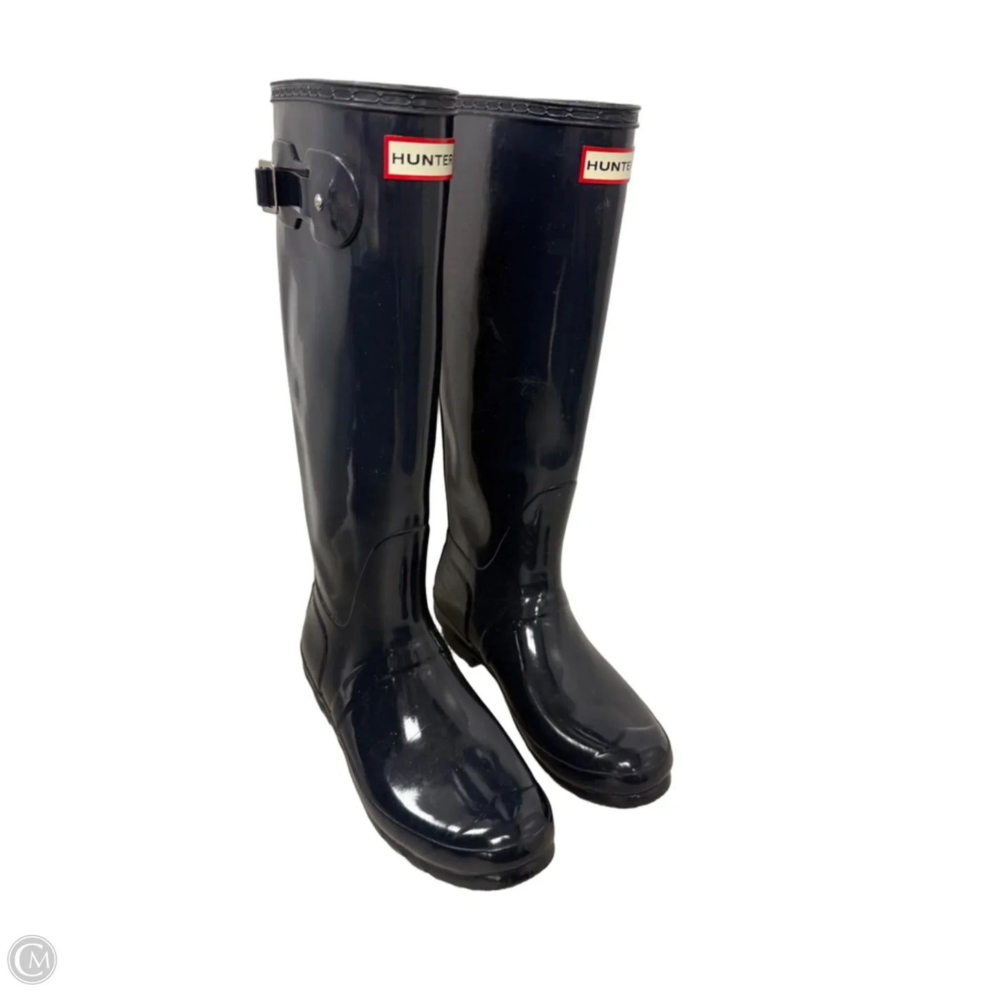 Boots Rain By Hunter In Navy, Size: 9