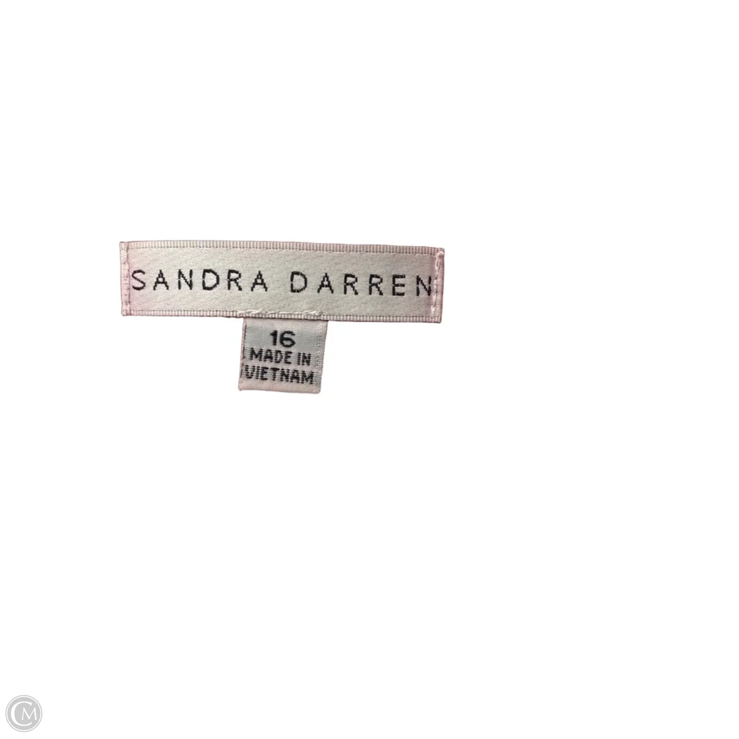 Dress Set 2pc By Sandra Darren In Blue & Orange, Size: 16