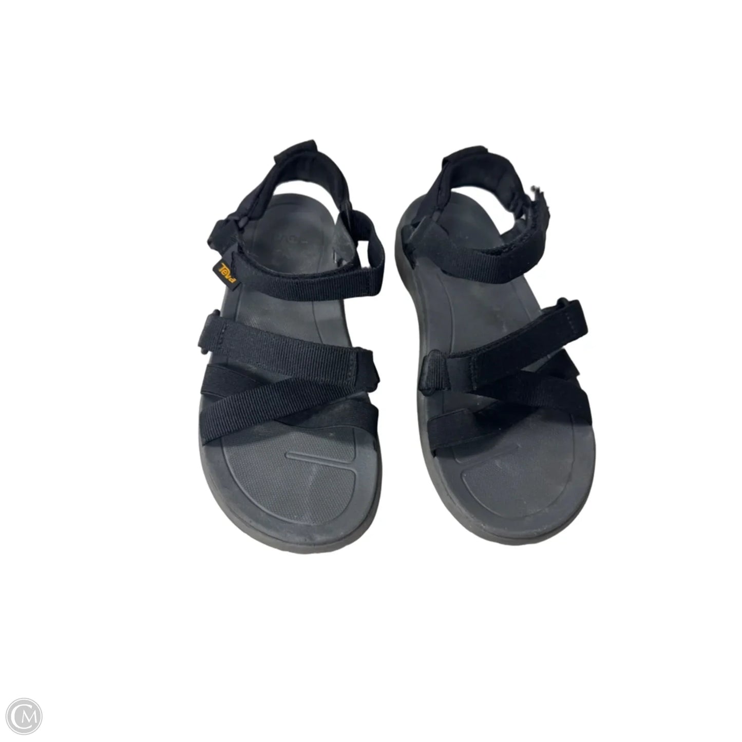 Sandals Flats By Teva In Black, Size: 9