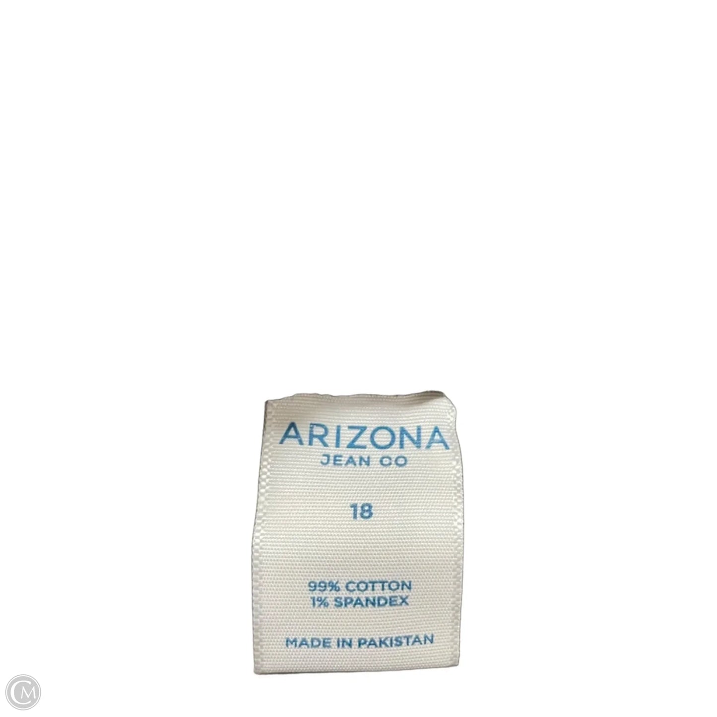 Jeans Wide Leg By Arizona In Black & Brown, Size: 18