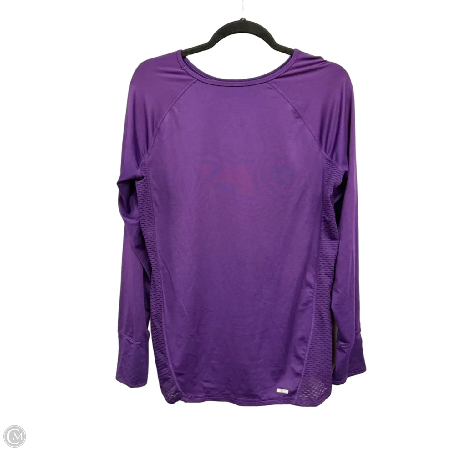 Athletic Top Long Sleeve Crewneck By Danskin Now In Purple, Size: Xxl