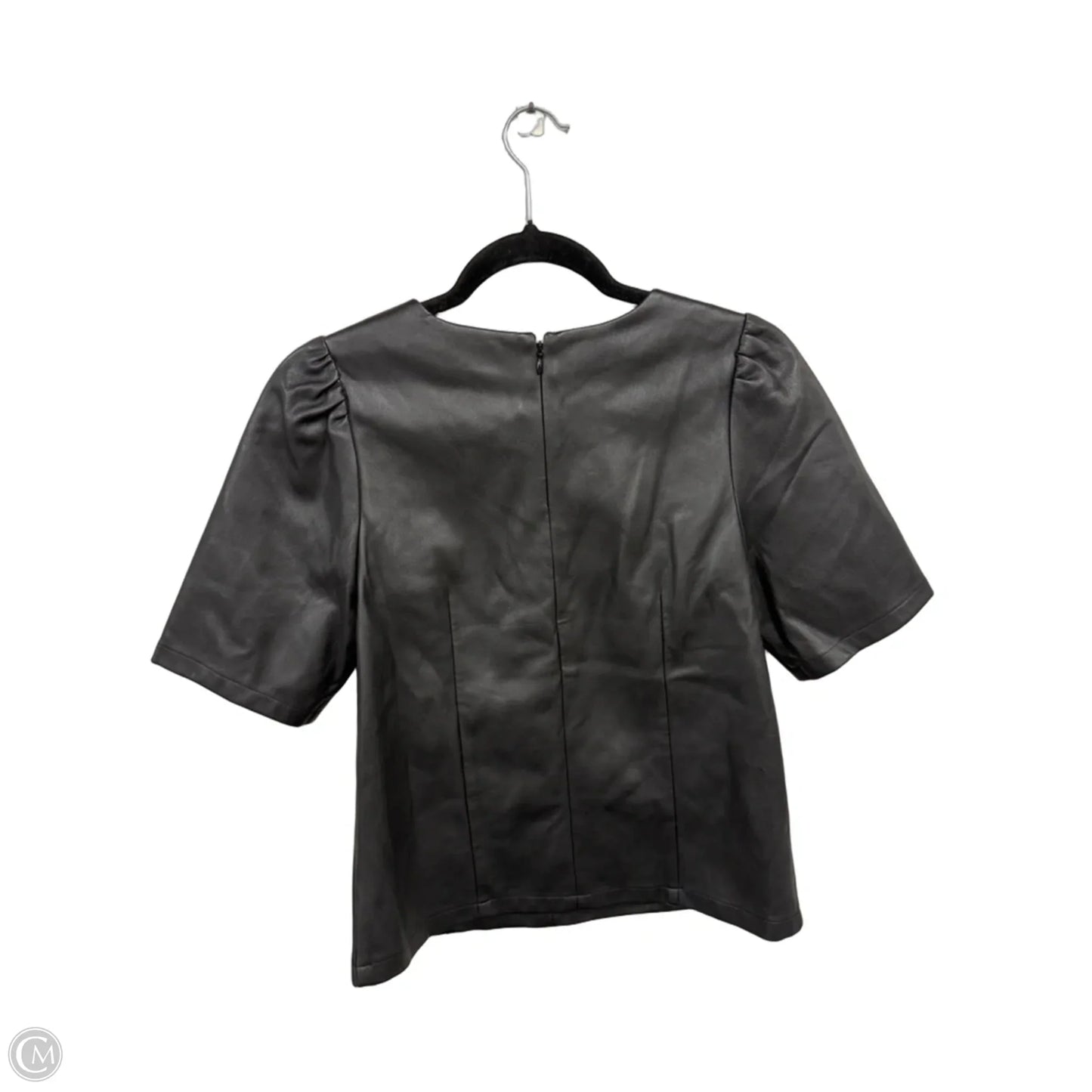 Top Short Sleeve By Ann Taylor In Black, Size: Xsp