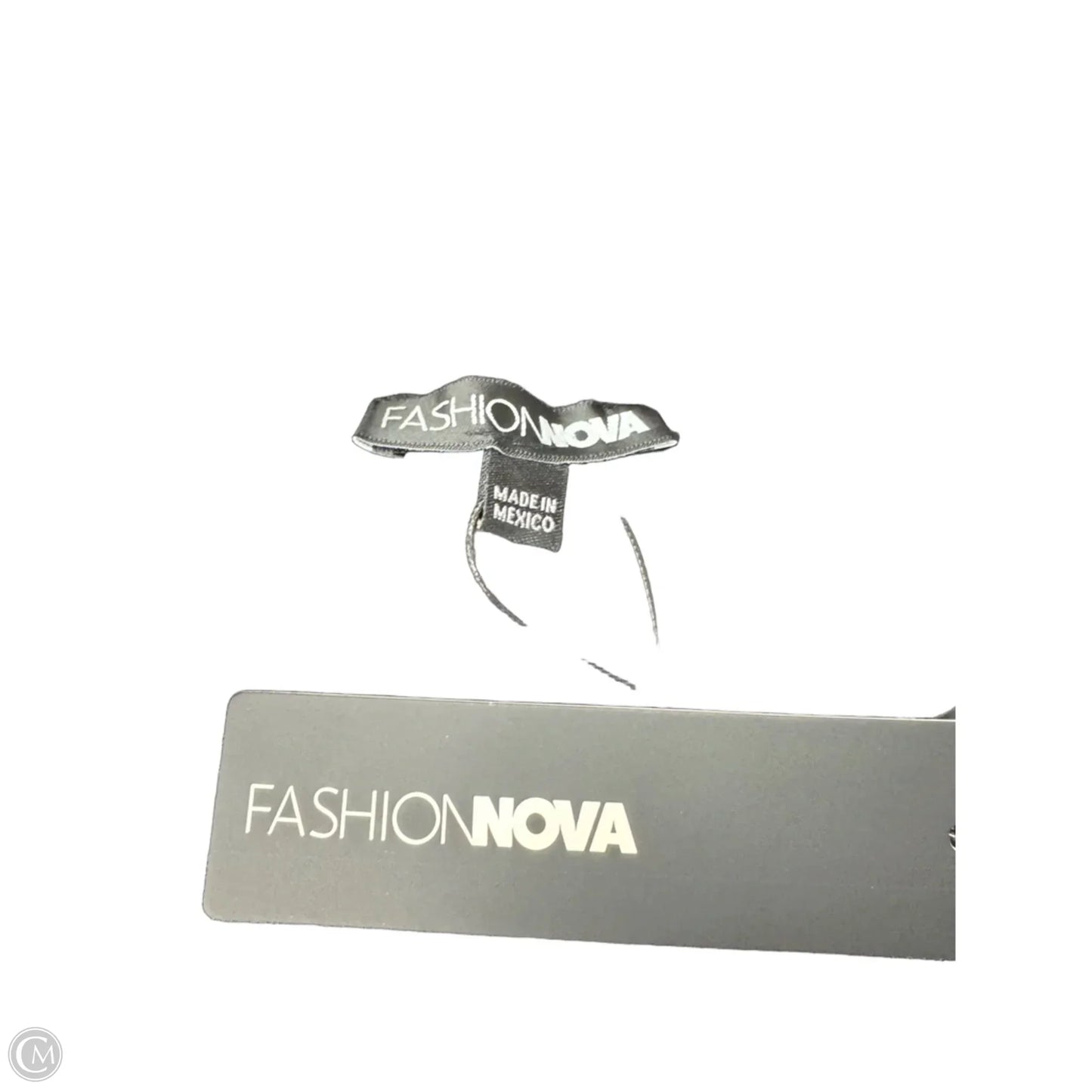 Dress Casual Short By Fashion Nova In Black & Cream, Size: M