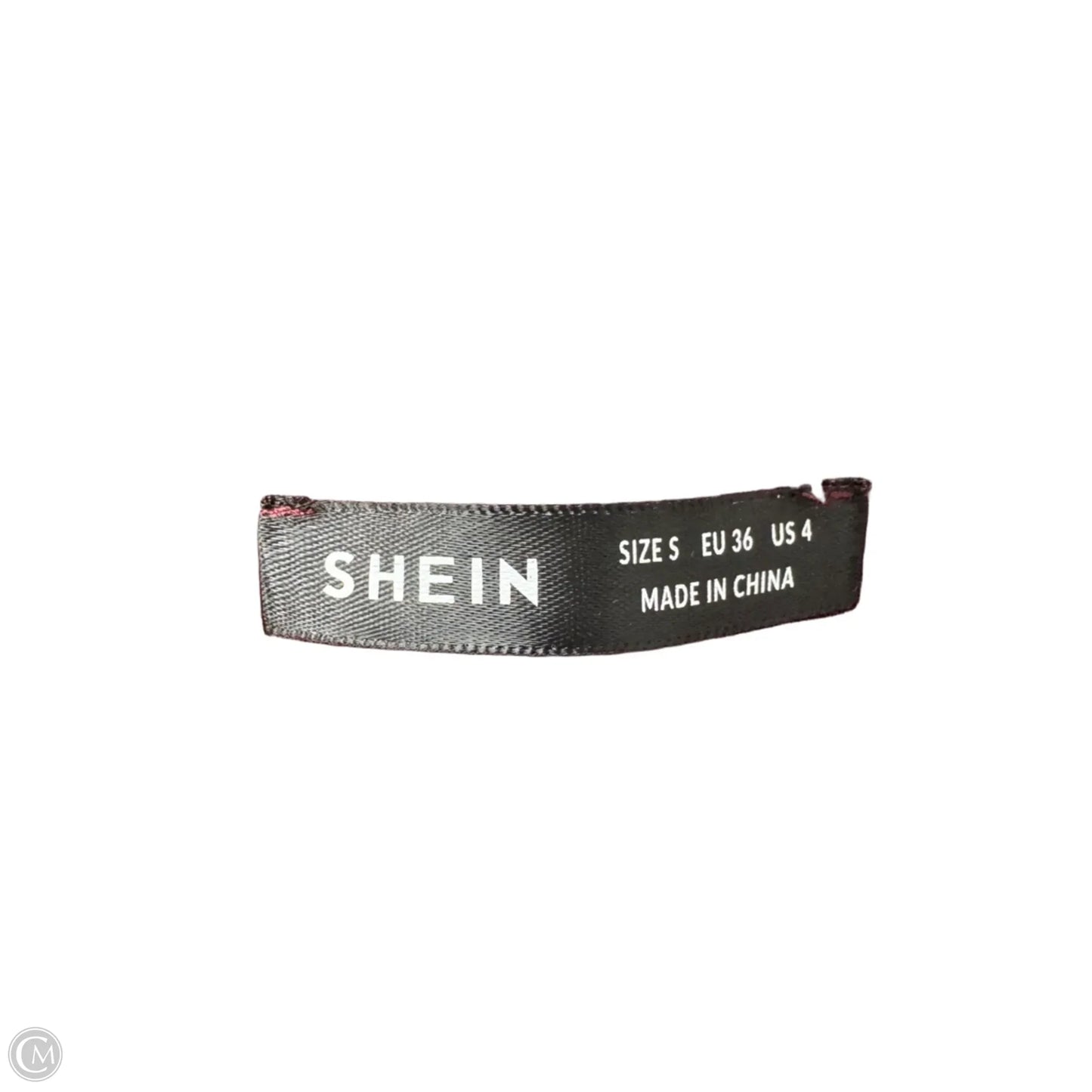 Dress Casual Short By Shein In Maroon, Size: S